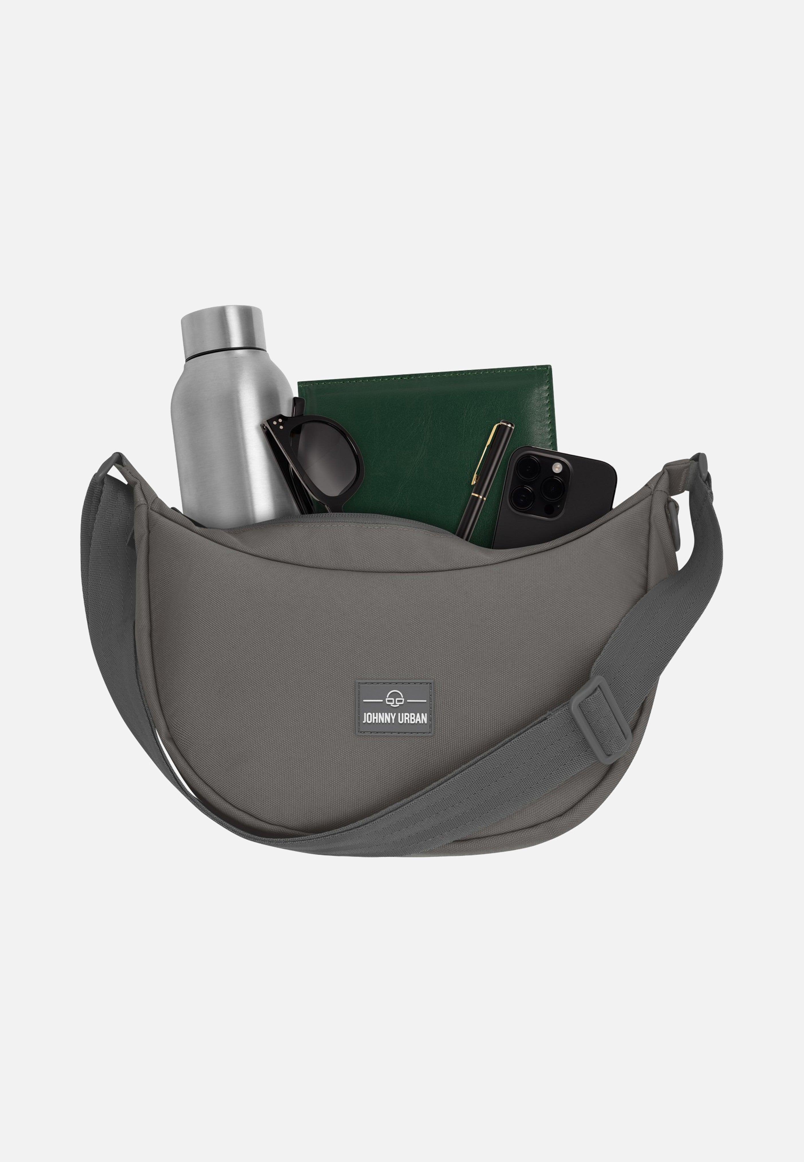 Johnny Urban - Ally Medium Dark Grey - Crossbody Bag | Neutral-Image