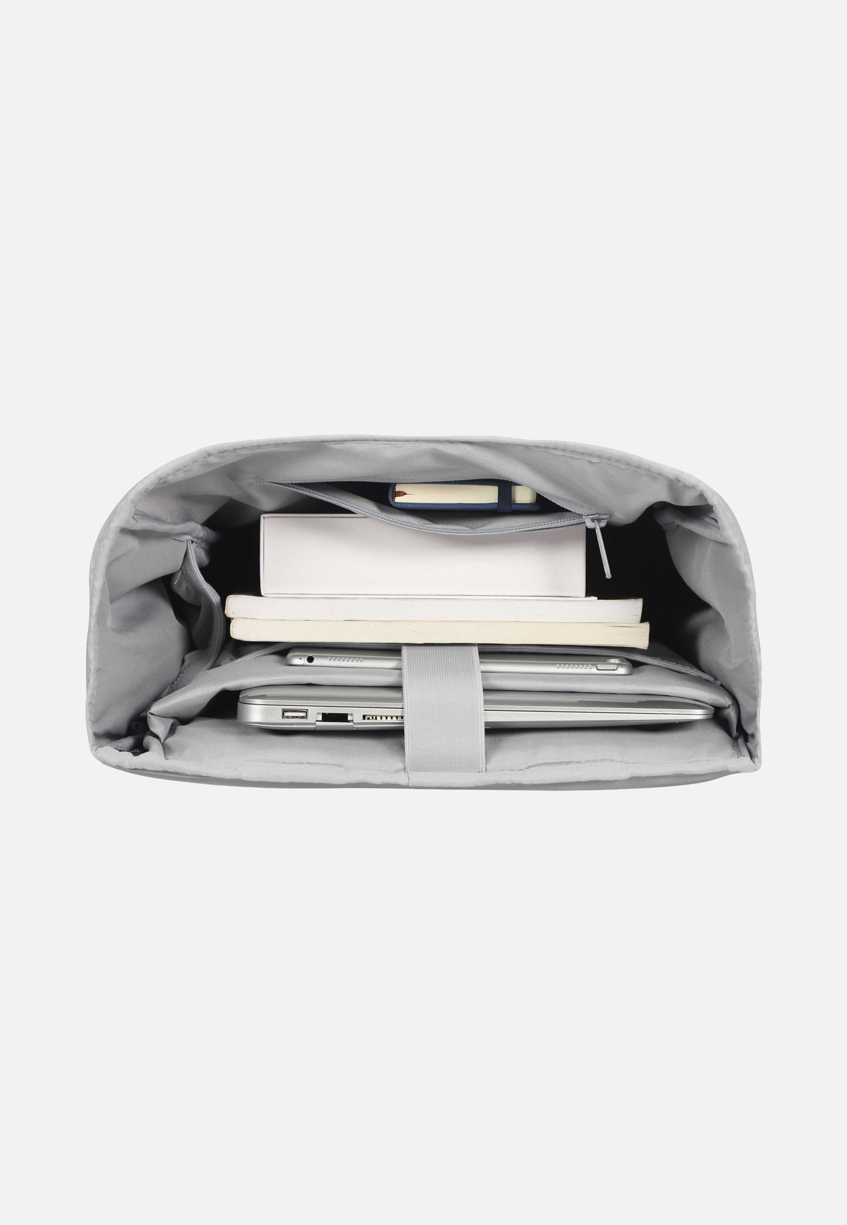 Johnny Urban Harvey Large Black Rolltop Backpack