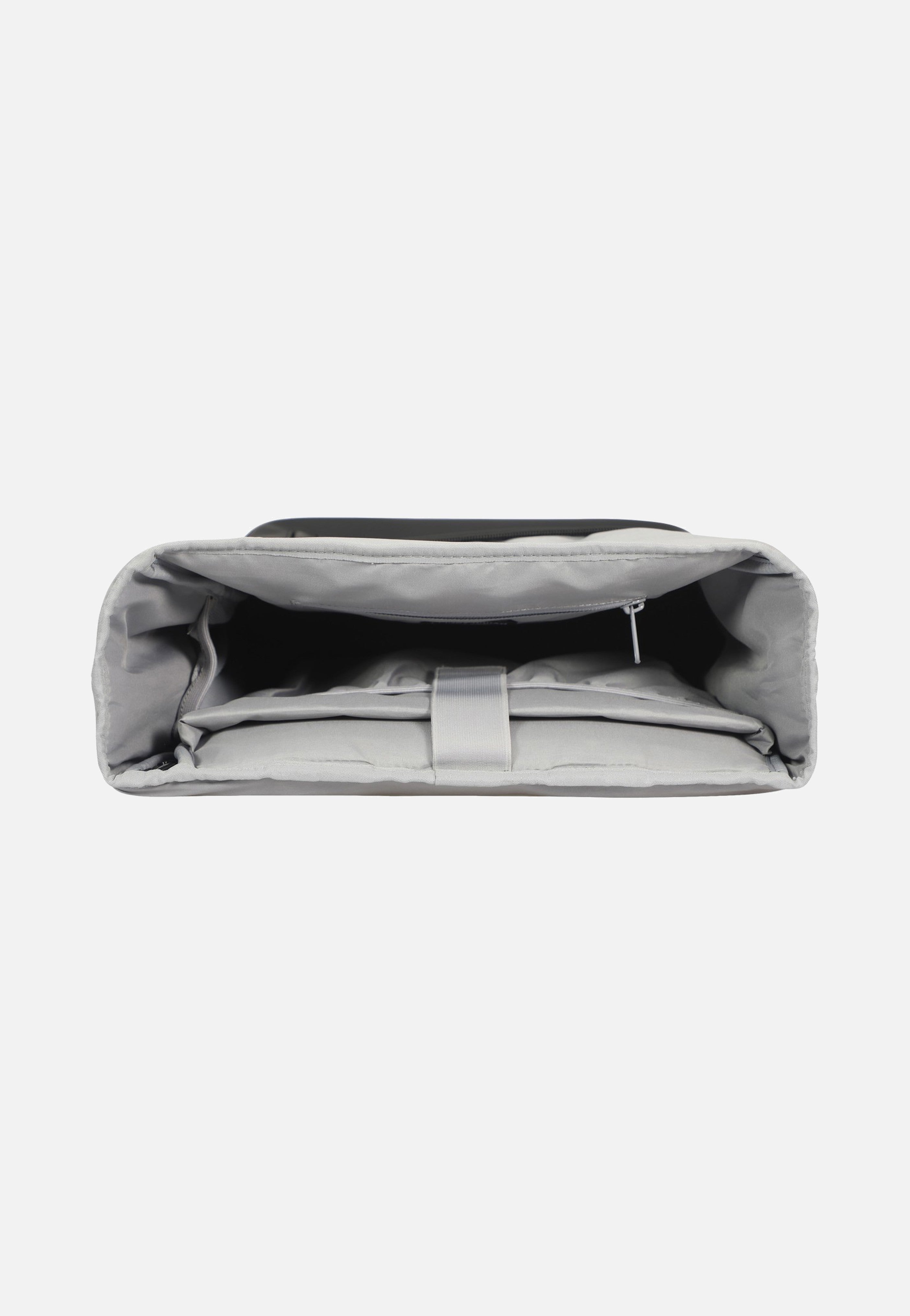 Johnny Urban Harvey Large Black Rolltop Backpack