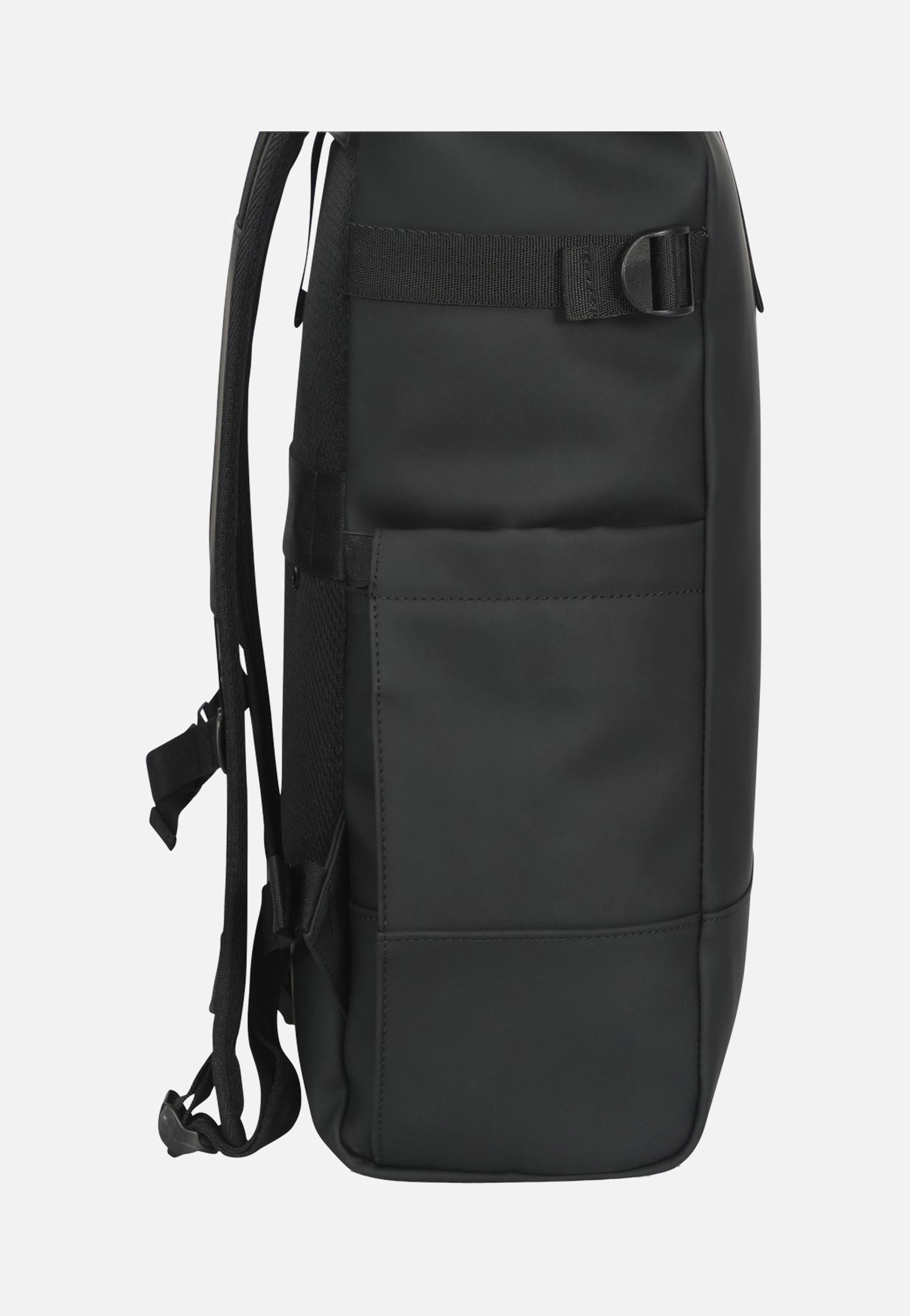 Johnny Urban Harvey Large Black Rolltop Backpack