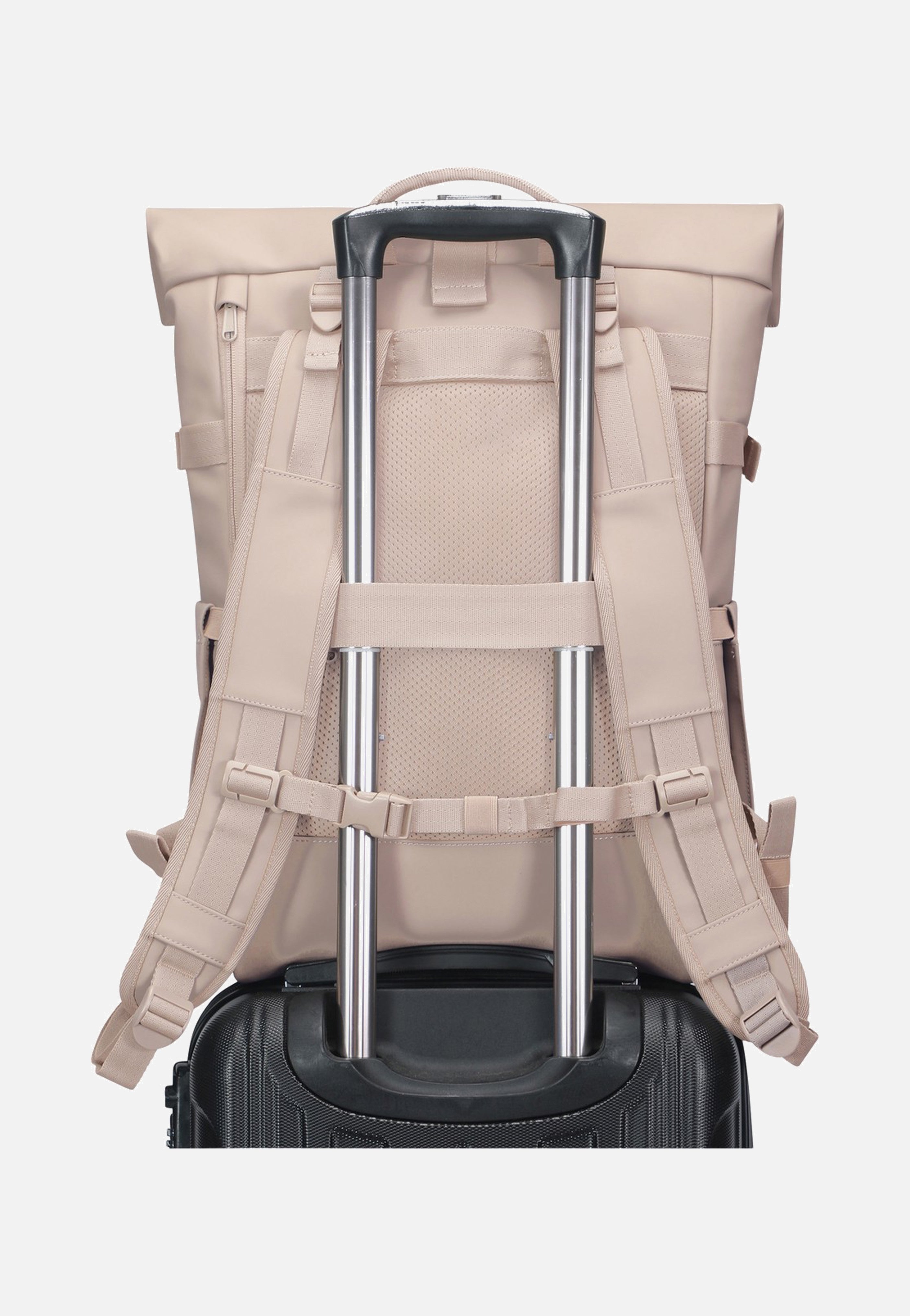 Johnny Urban - Harvey Large Sand - Rolltop Backpack | Neutral-Image