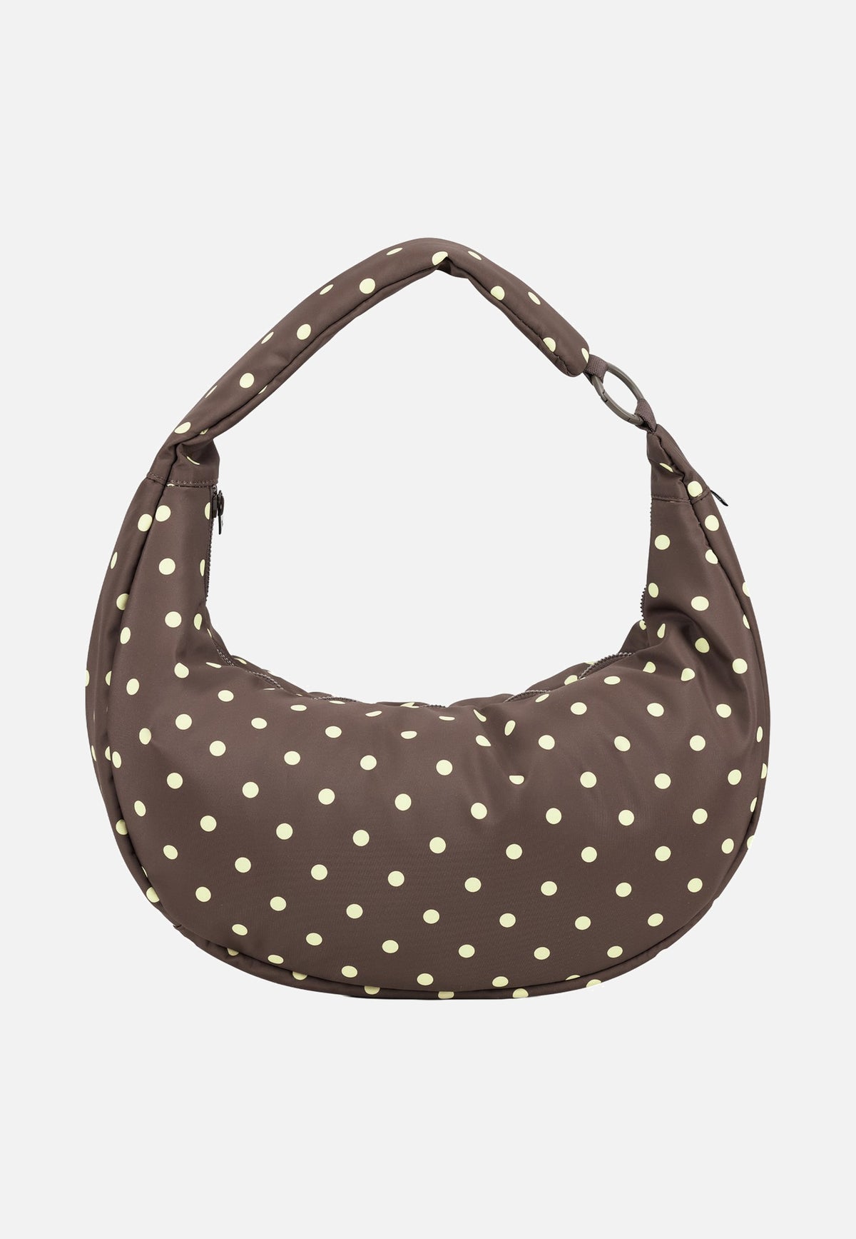Johnny Urban Lou Large Brown Polka Dots Sac à bandoulière