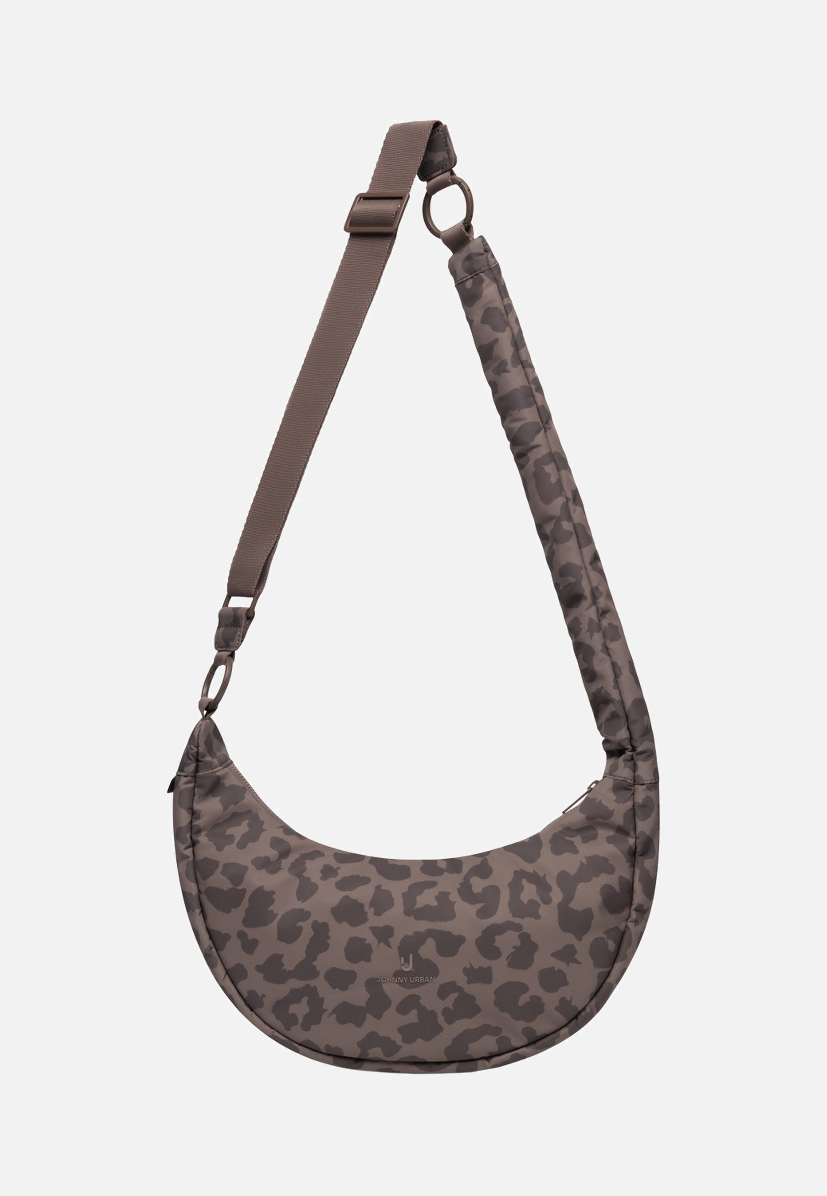 Johnny Urban - Lou Medium Brown Leo - Crossbody Bag | Neutral-Image