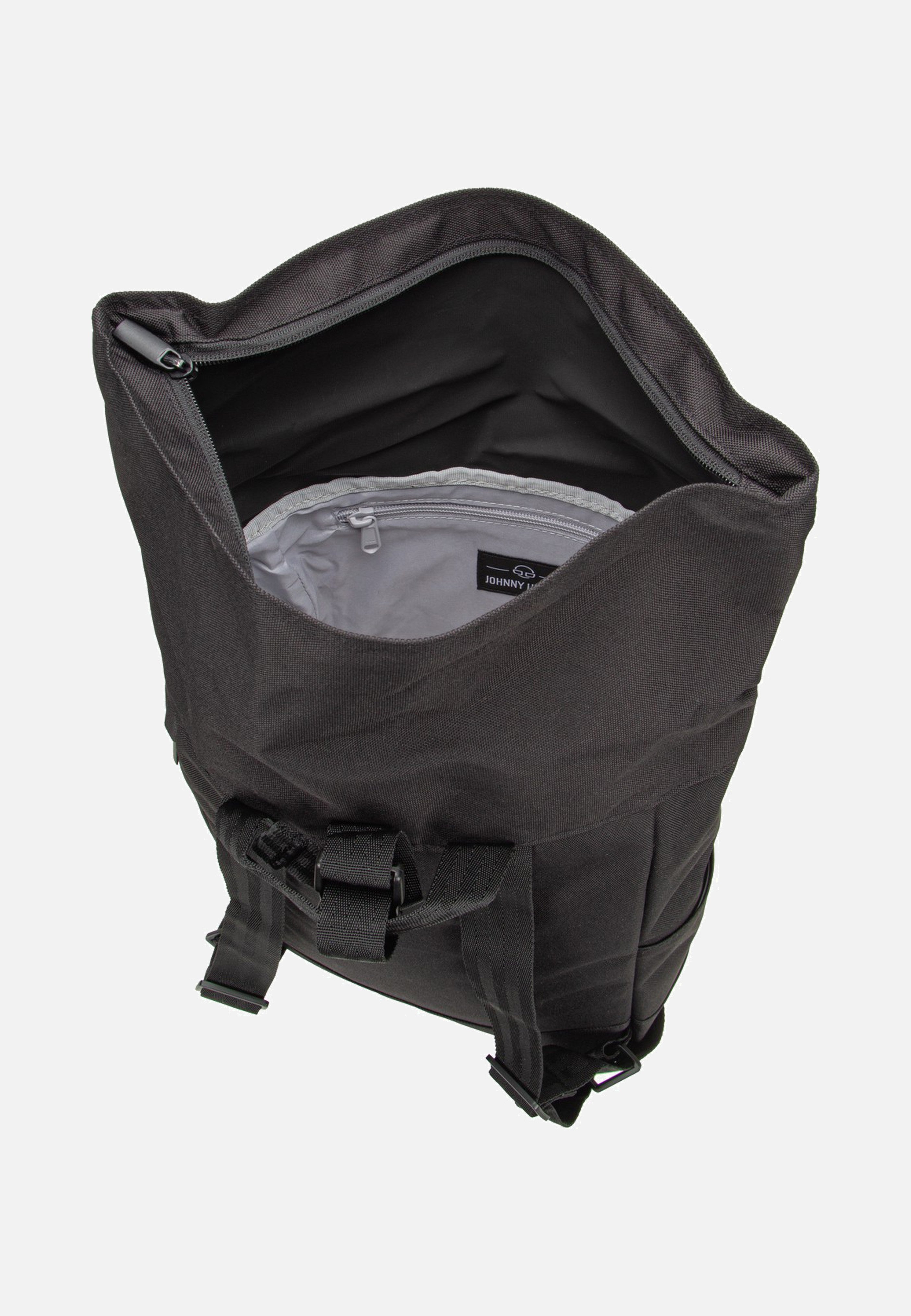 Johnny Urban Robin Small Black Rolltop Backpack