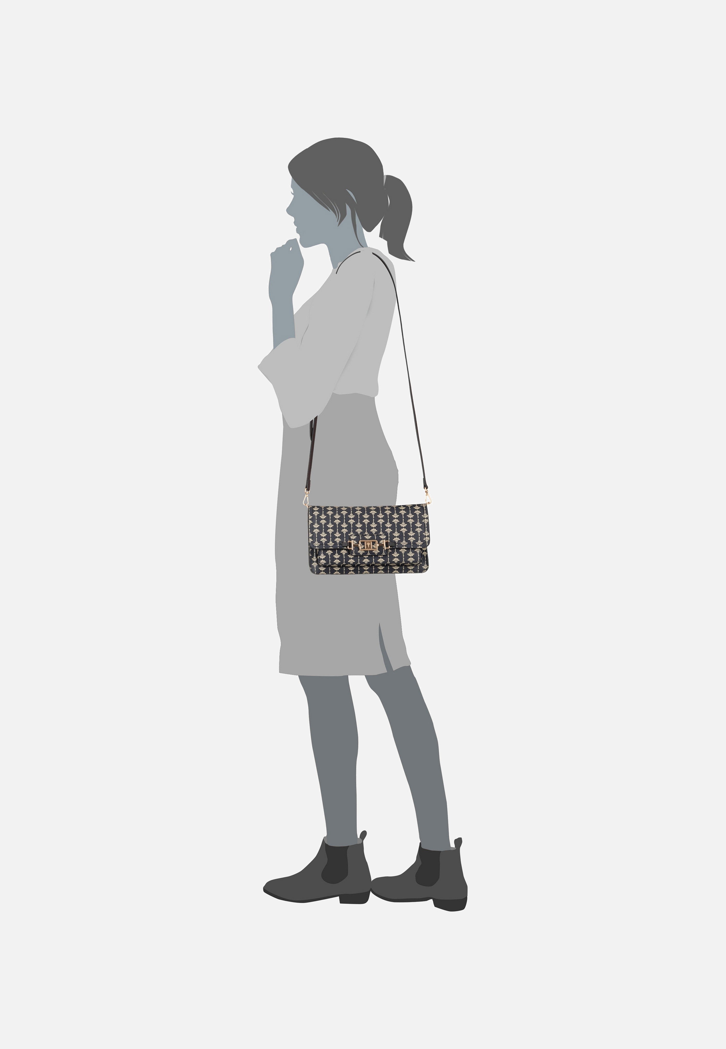 Joop - Collana Alexi SHF Dark Blue - Crossbody Bag | Women-Image