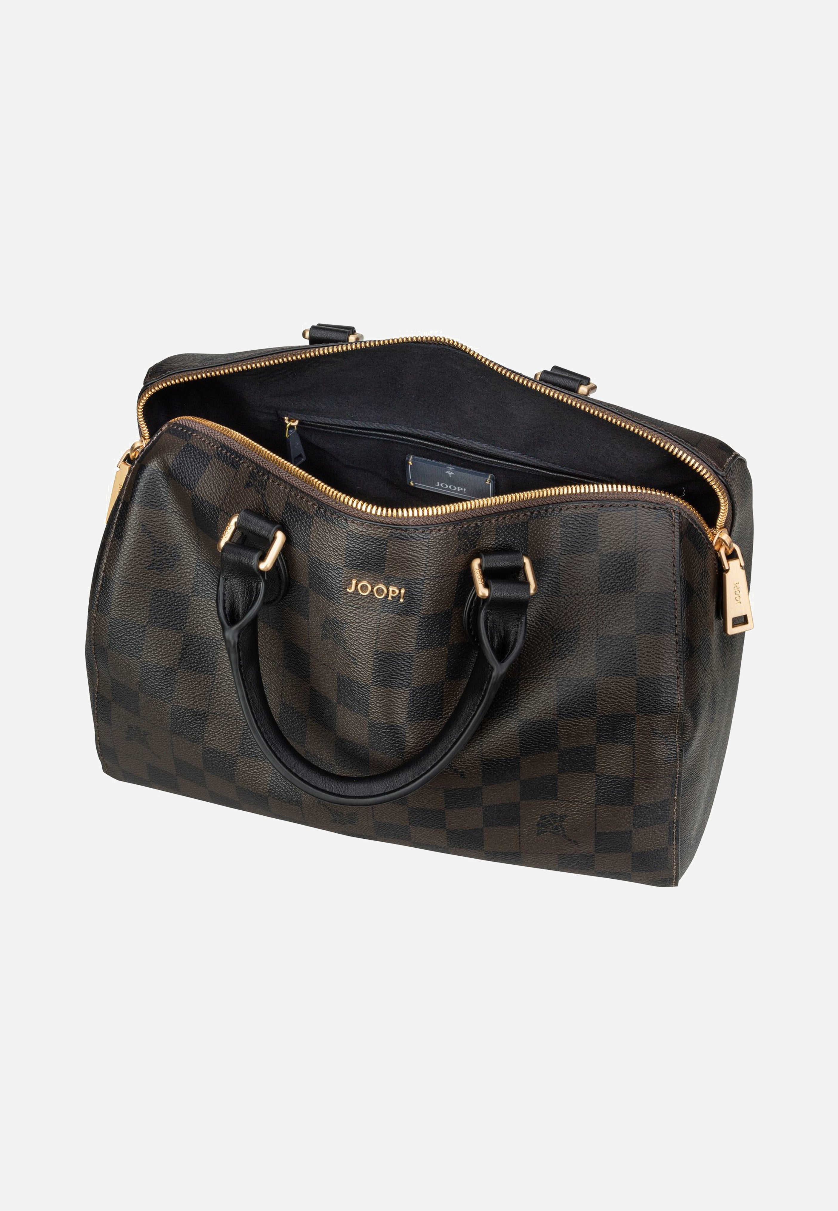 Joop Cortina Piazza Aurora HandBag SHZ Seal Brown Bowling Bag