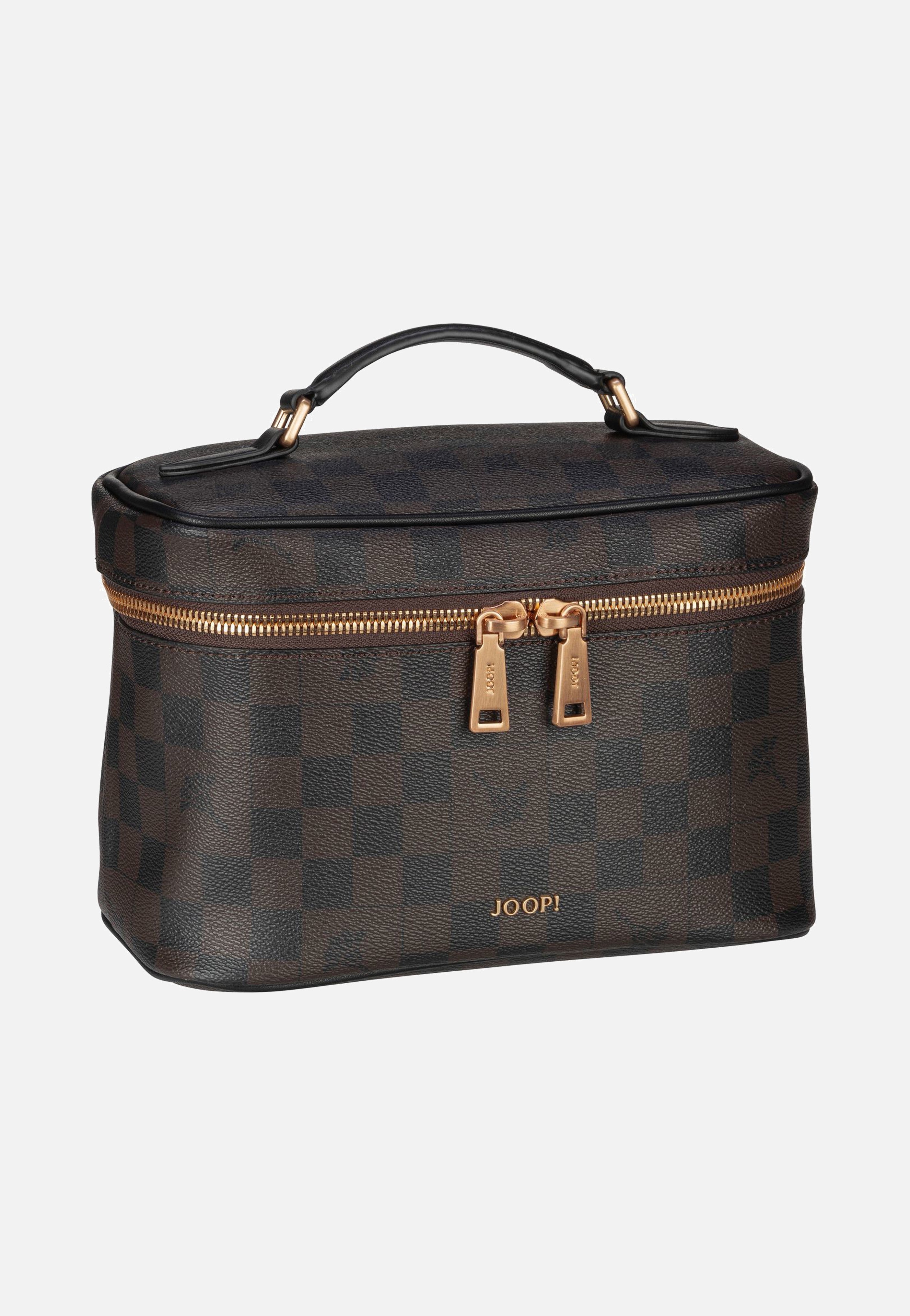 Joop Cortina Piazza Flora Washbag MHZ Seal Brown Cosmetic Case