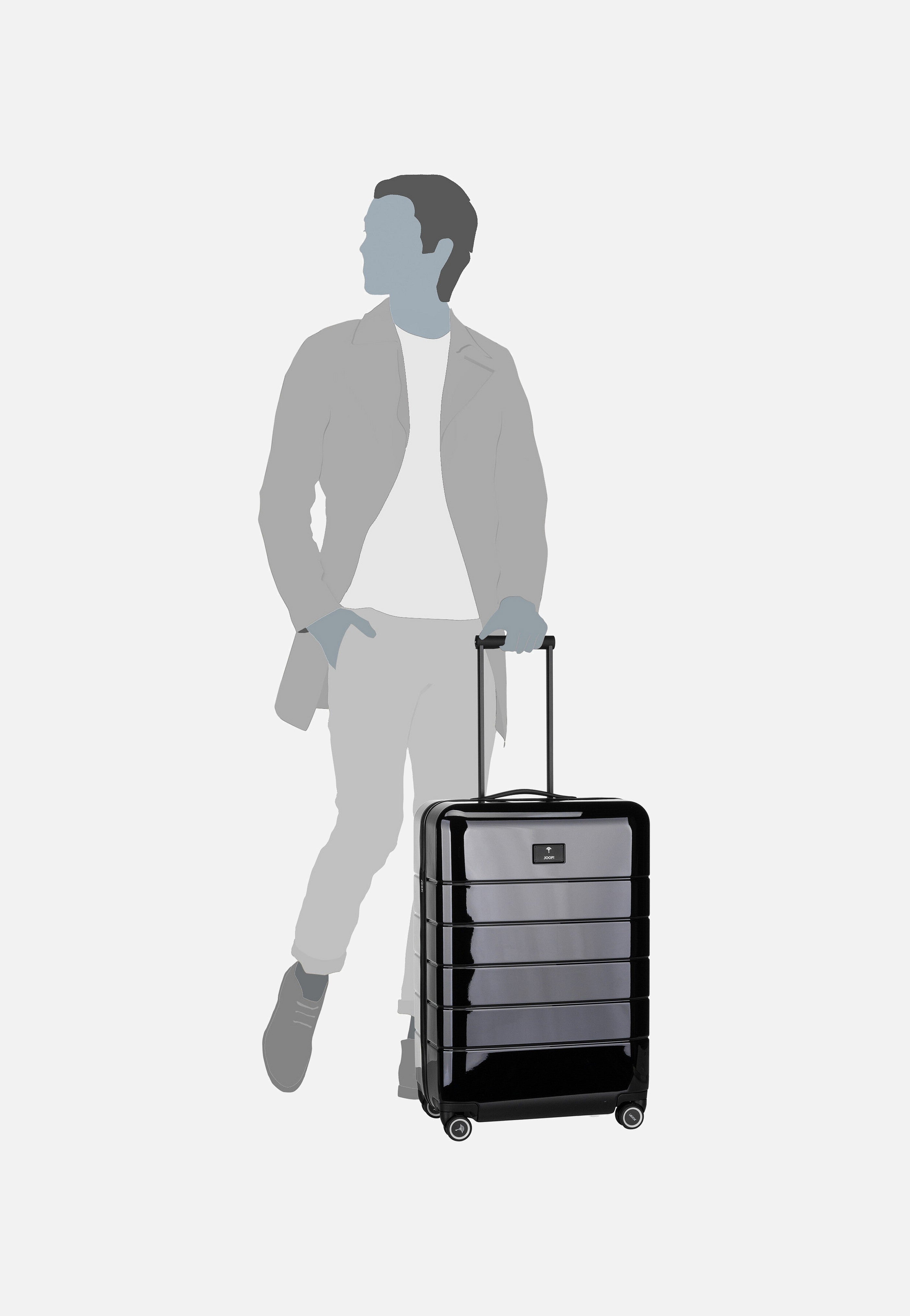 Joop Volare 1.0 C65 MVZ 4W Black Suitcase