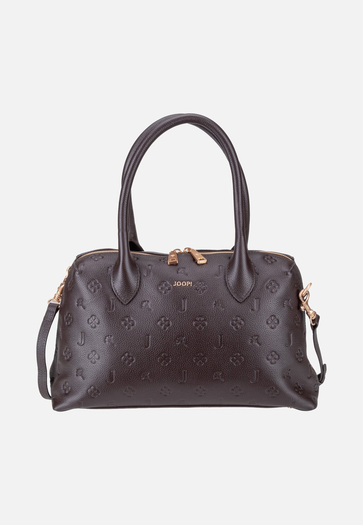 Joop Boccia Suzi LHZ Seal Brown Handle Bag