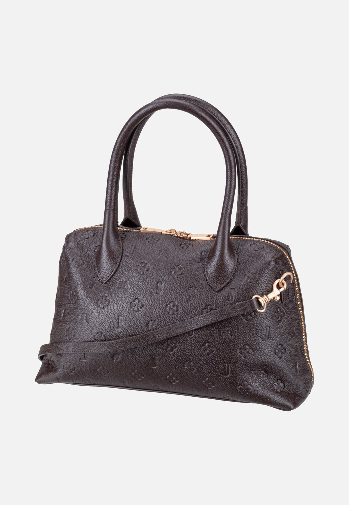 Joop Boccia Suzi LHZ Seal Brown Handle Bag