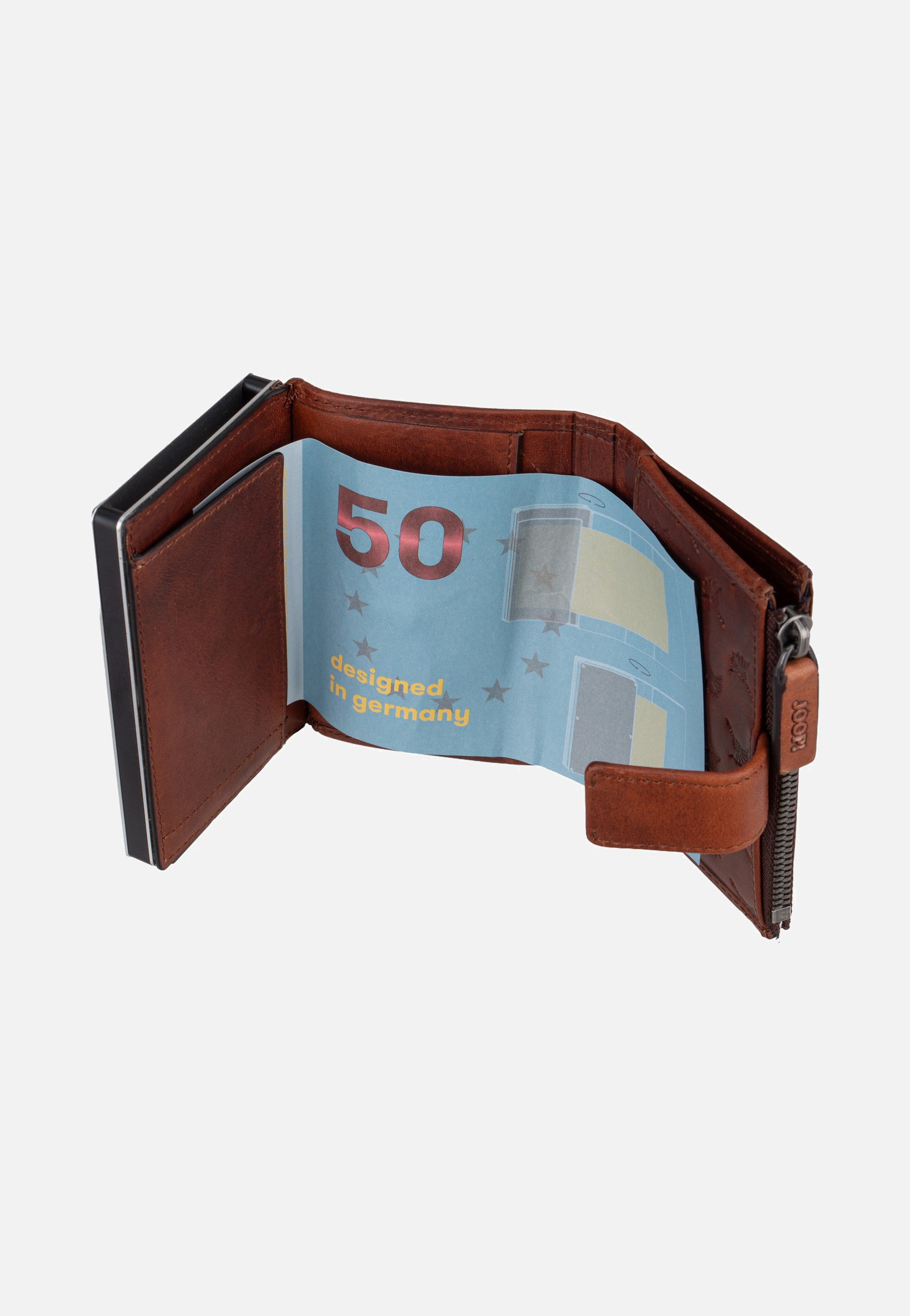 Joop - Cerratano C-Four E-Cage SV8 Cognac - Wallet | Men-Image