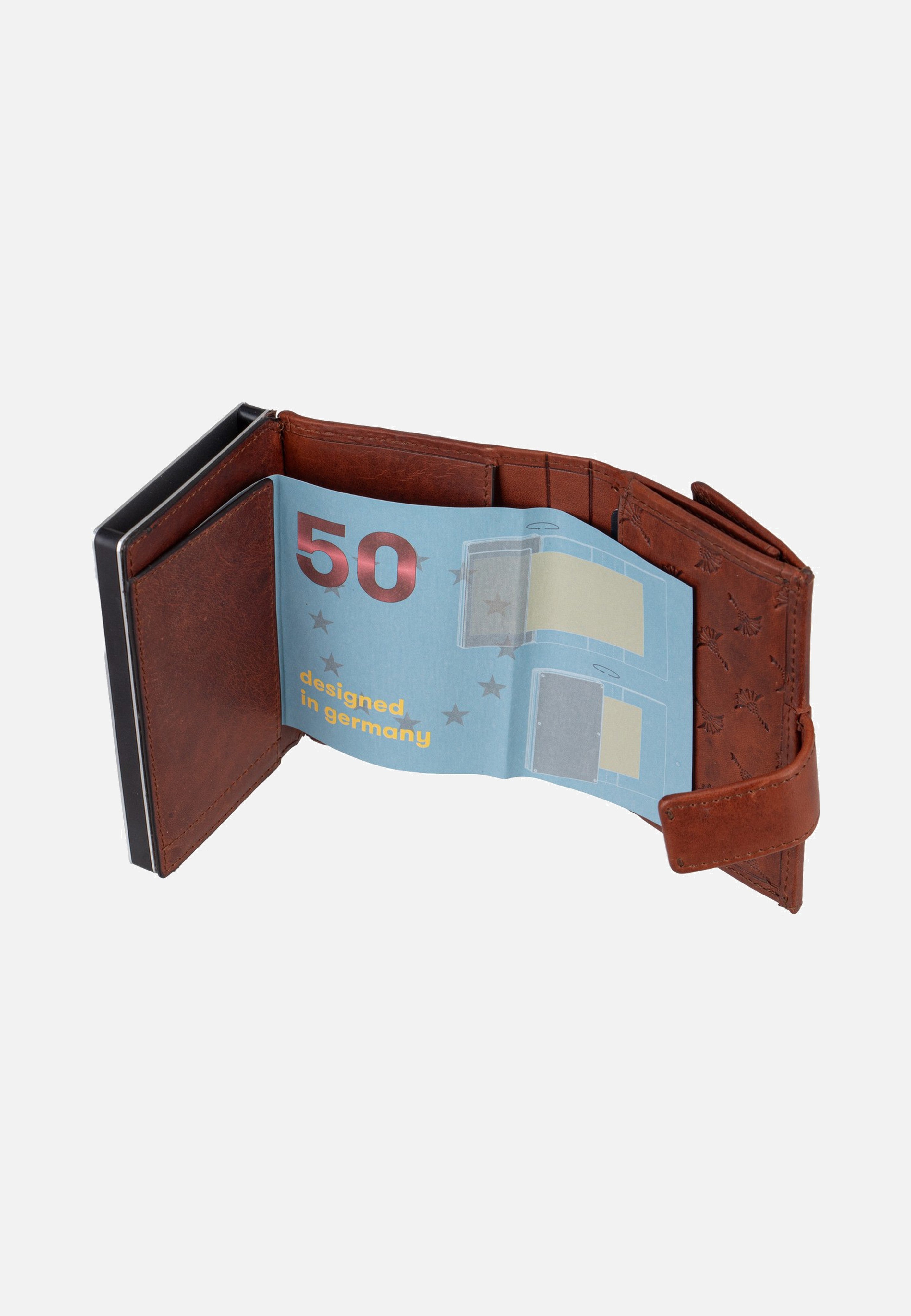 Joop Cerratano C-Three E-Cage SV8 Cognac Wallet