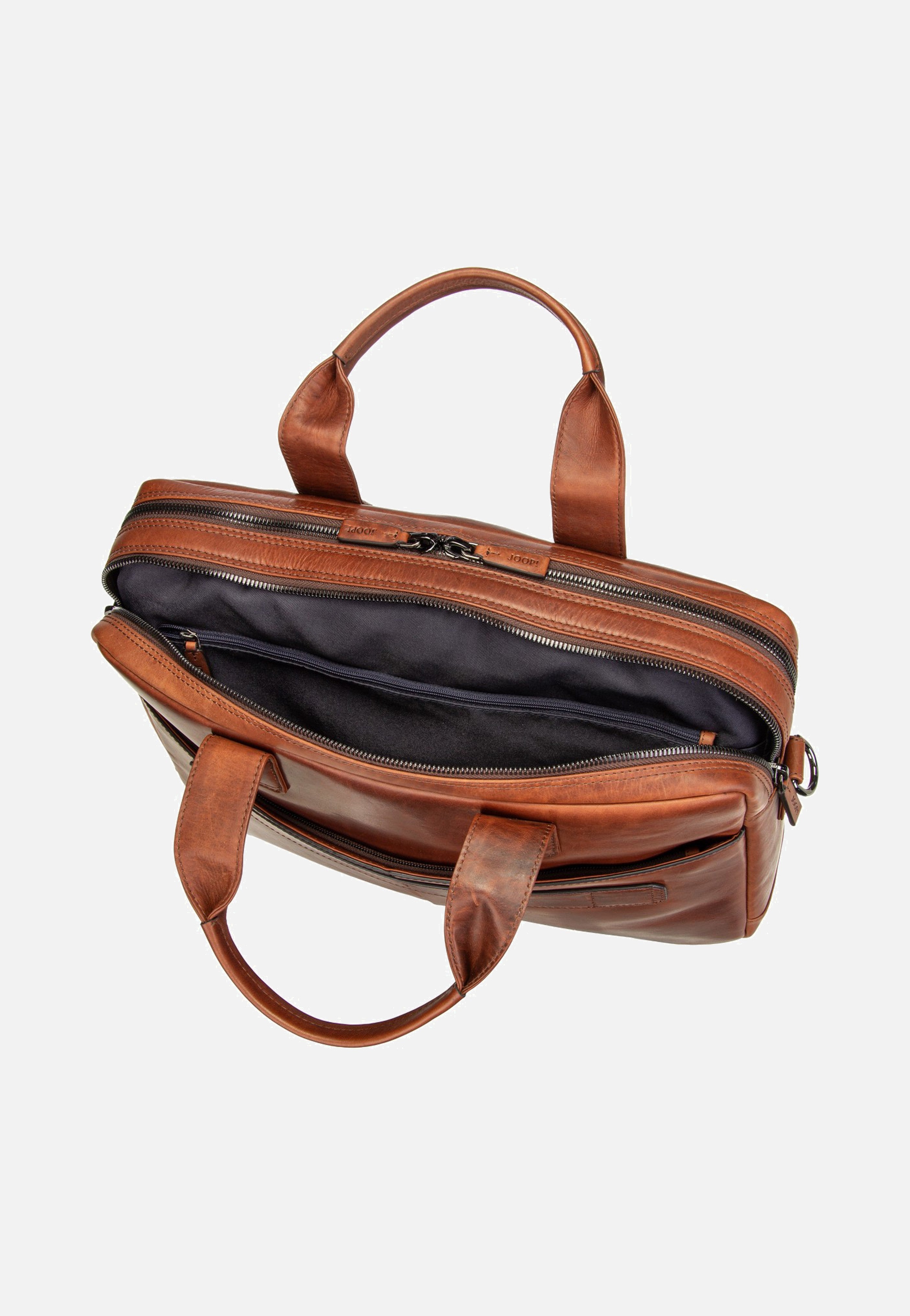 Joop Cerratano Pandion MHZ Cognac Briefcase