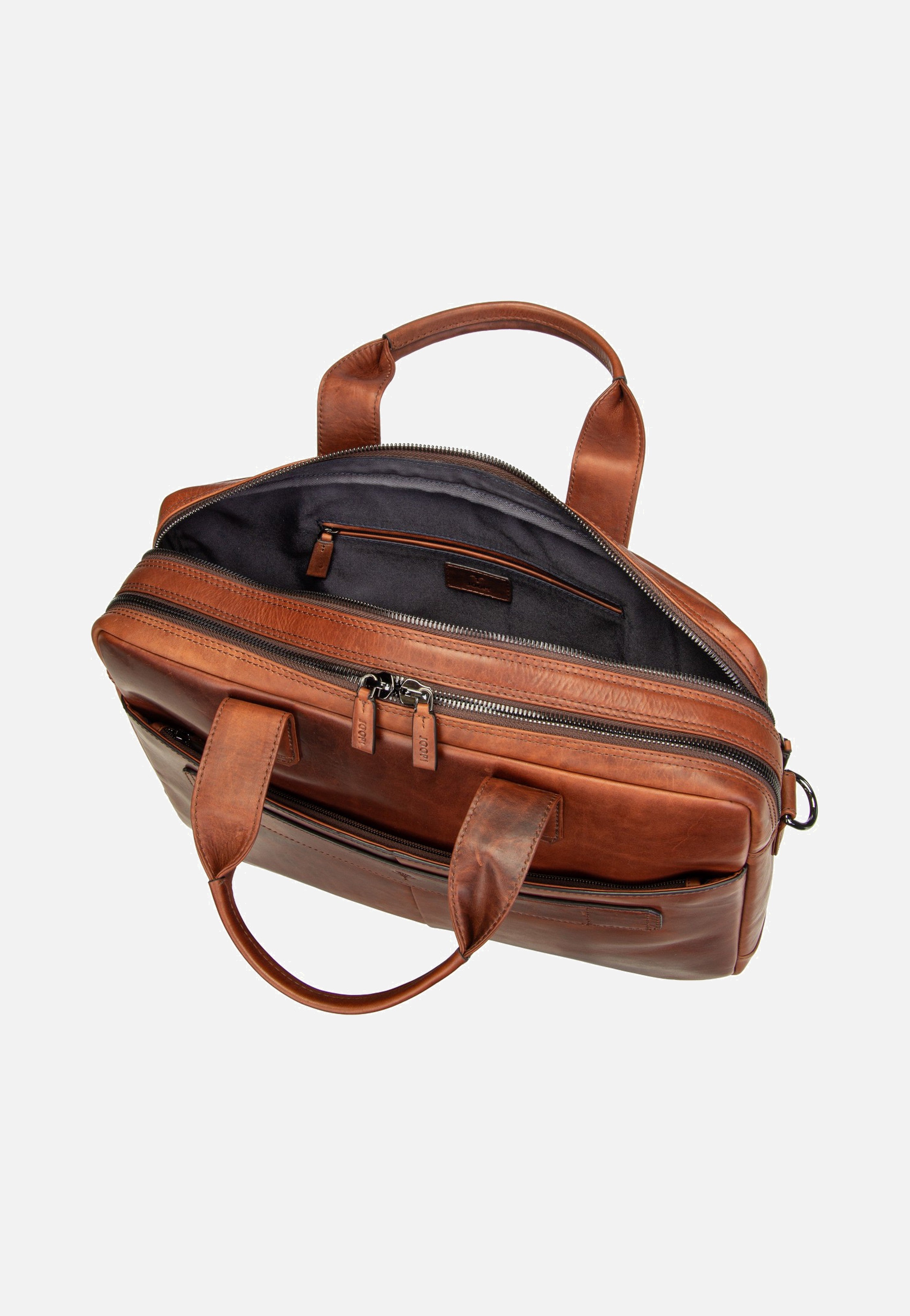 Joop Cerratano Pandion MHZ Cognac Briefcase