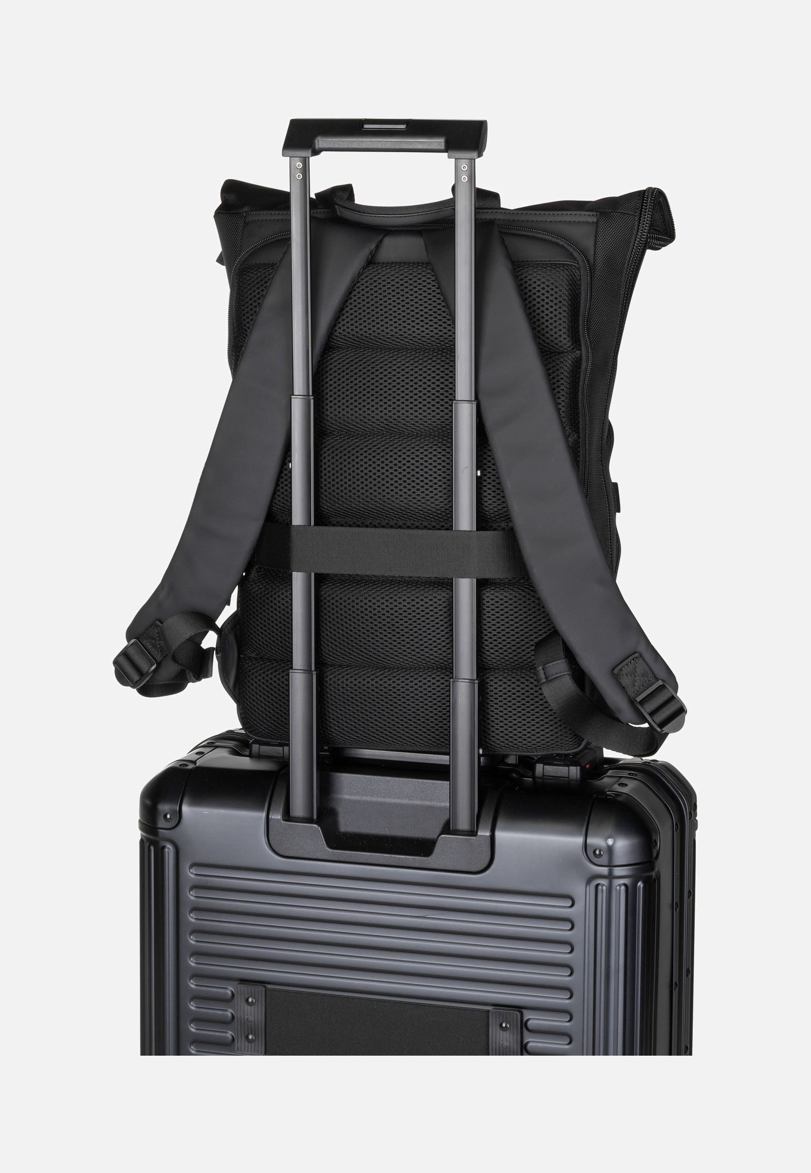 Jost Balling Kurier 4015 Schwarz Rolltop Backpack