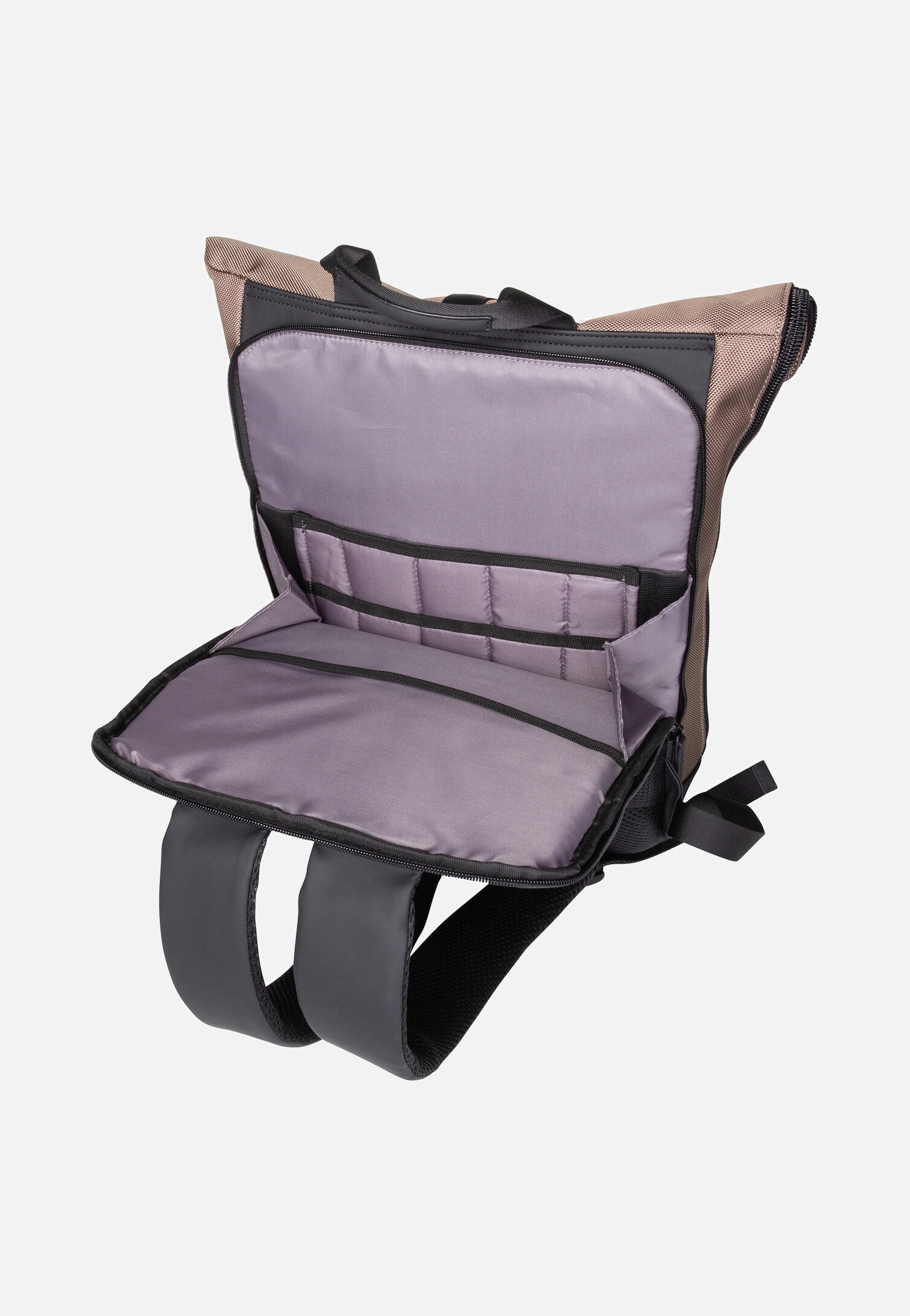 Jost - Balling Kurier 4015 Taupe - Rolltop Backpack | Neutral-Image