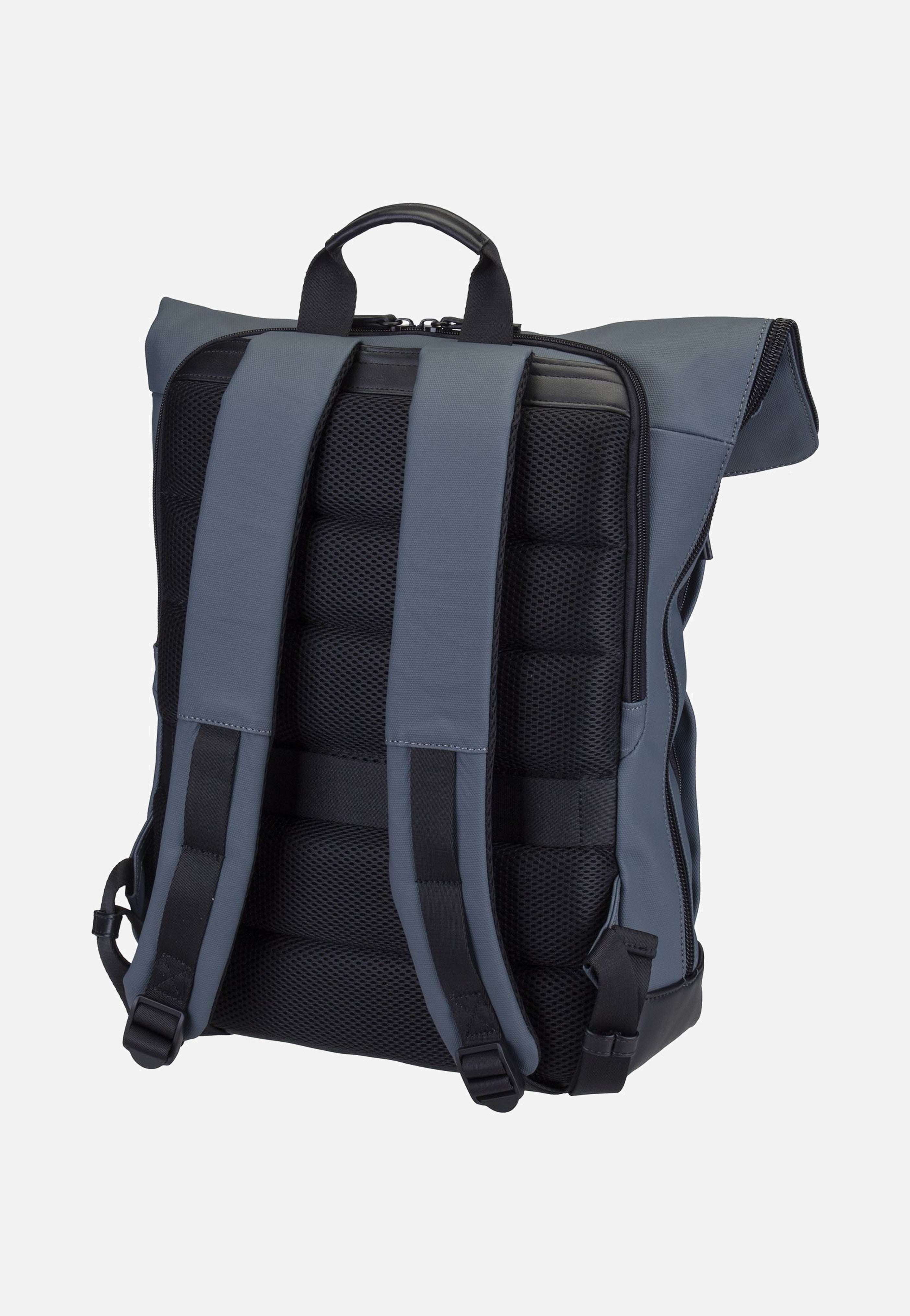 Jost - Borgholm Courier 5306 Blaugrau - Rolltop Backpack | Men-Image