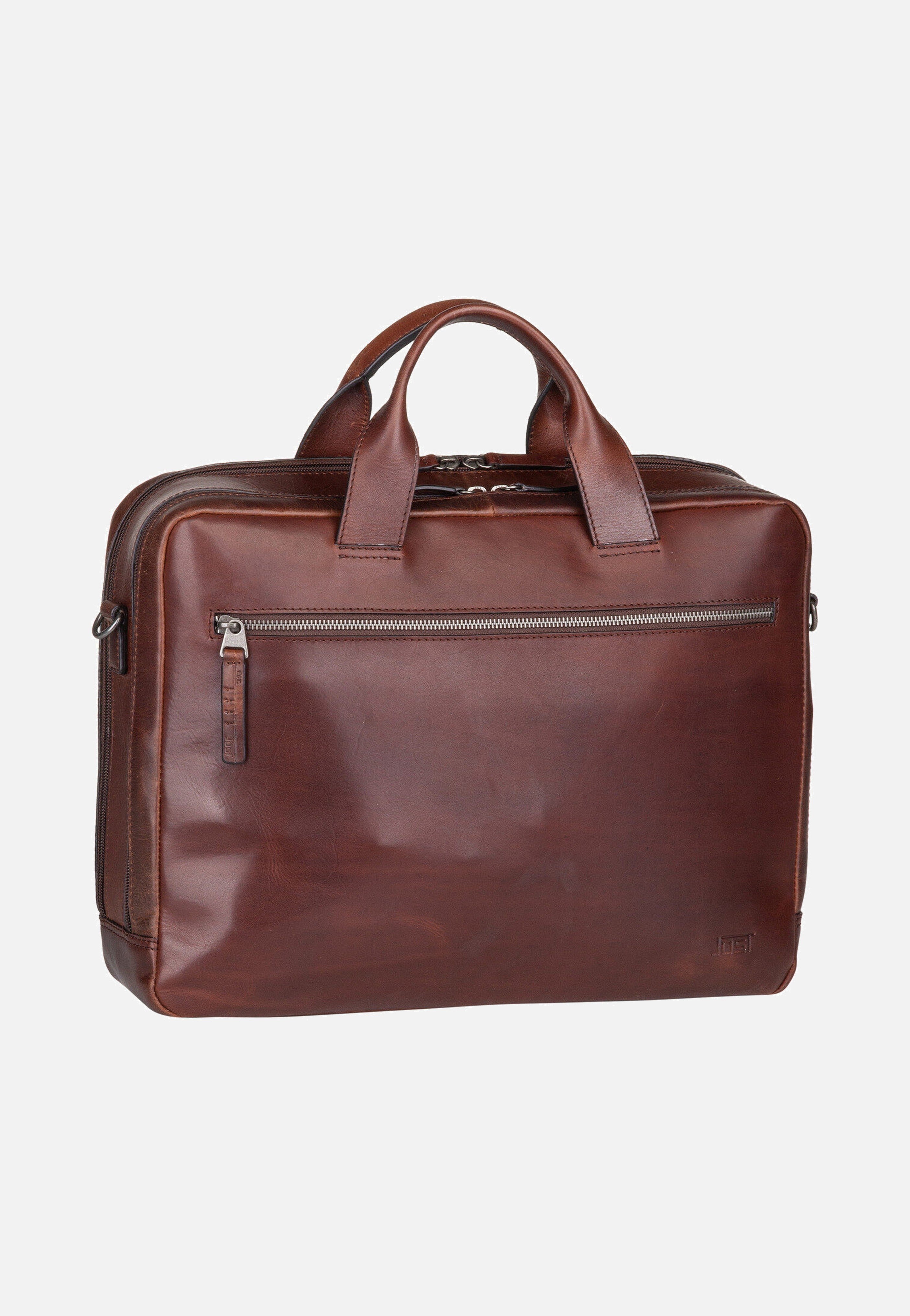 Jost Lund Business M 6744 Braun Briefcase