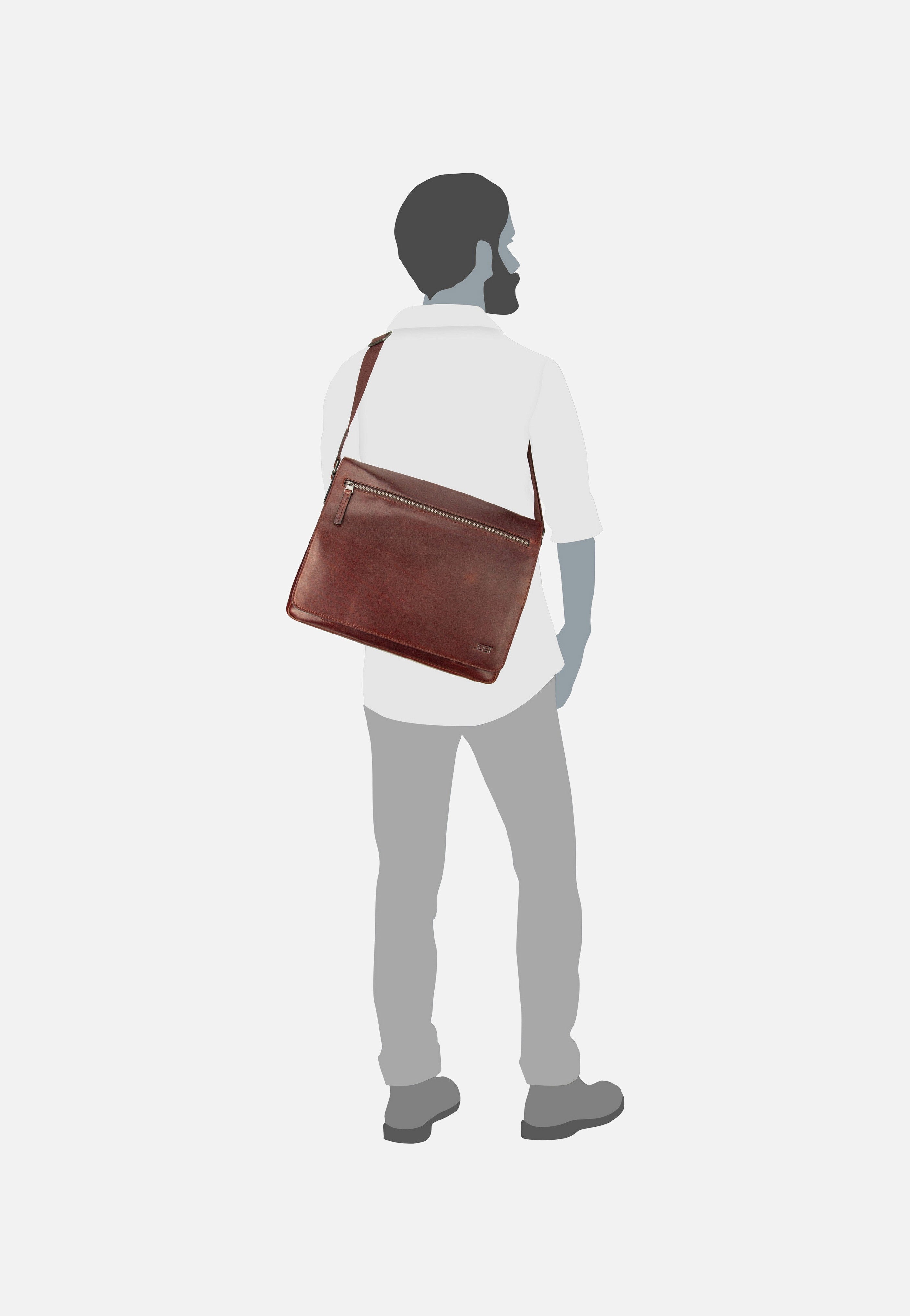 Jost - Lund L 6742 Braun - Messenger Bag | Neutral-Image