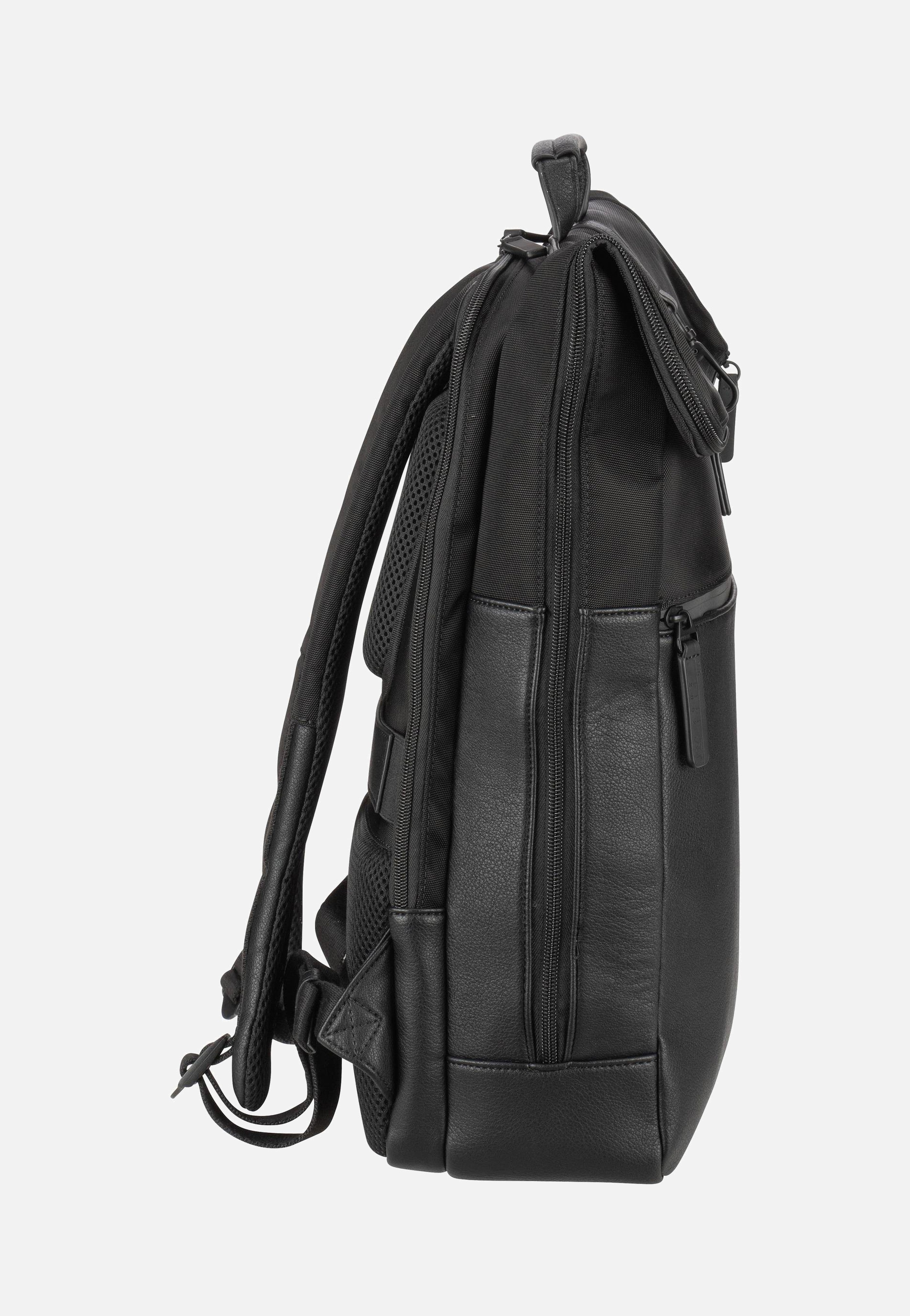 Jost - Riga Courier Black - Rolltop Backpack | Men-Image