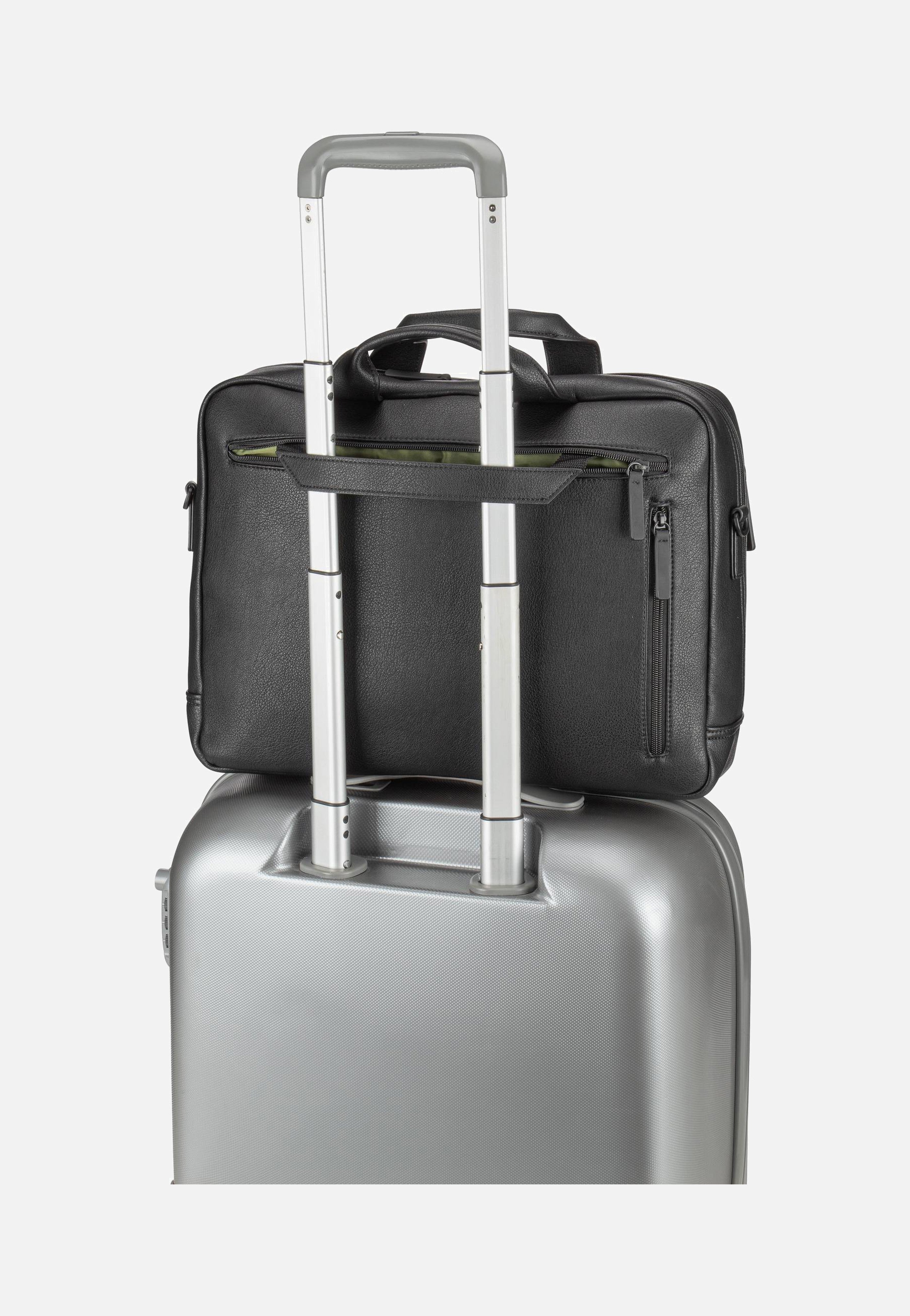 Jost - Riga Business Bag 1 Comp Black - Briefcase | Men-Image