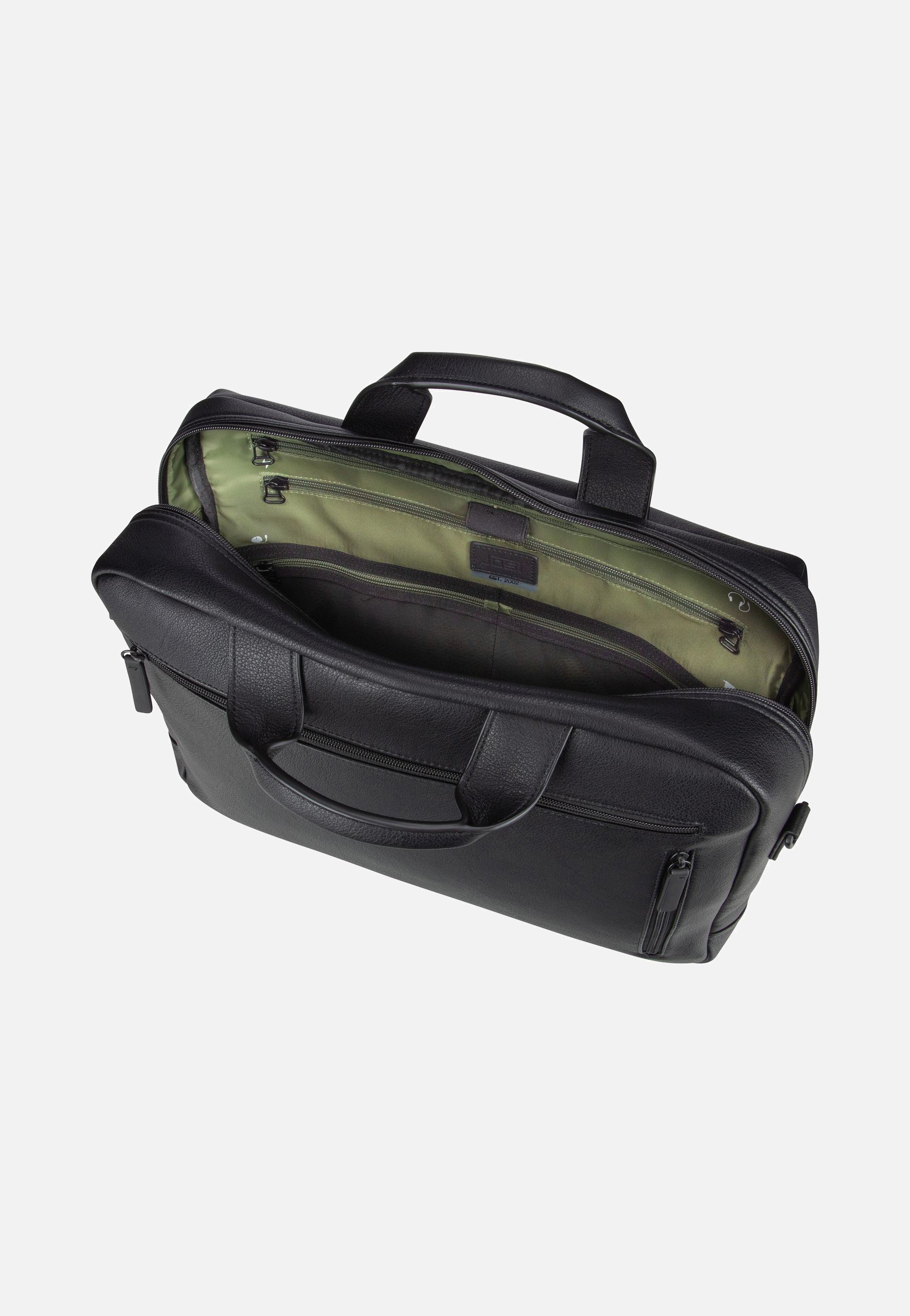 Jost - Riga Business Bag 1 Comp Black - Briefcase | Men-Image