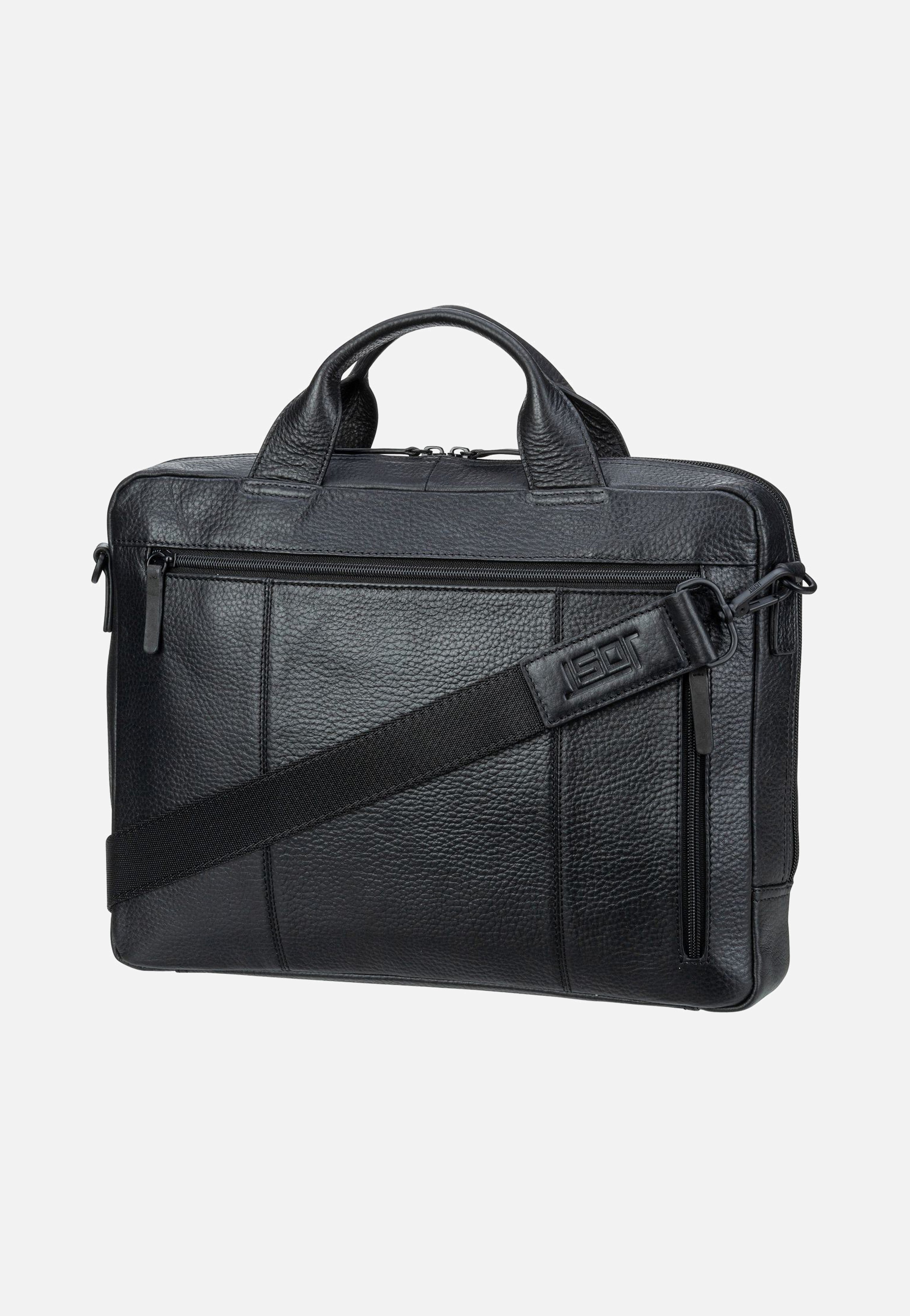 Jost - Stockholm Business Bag S 1 Comp Black - Briefcase | Men-Image
