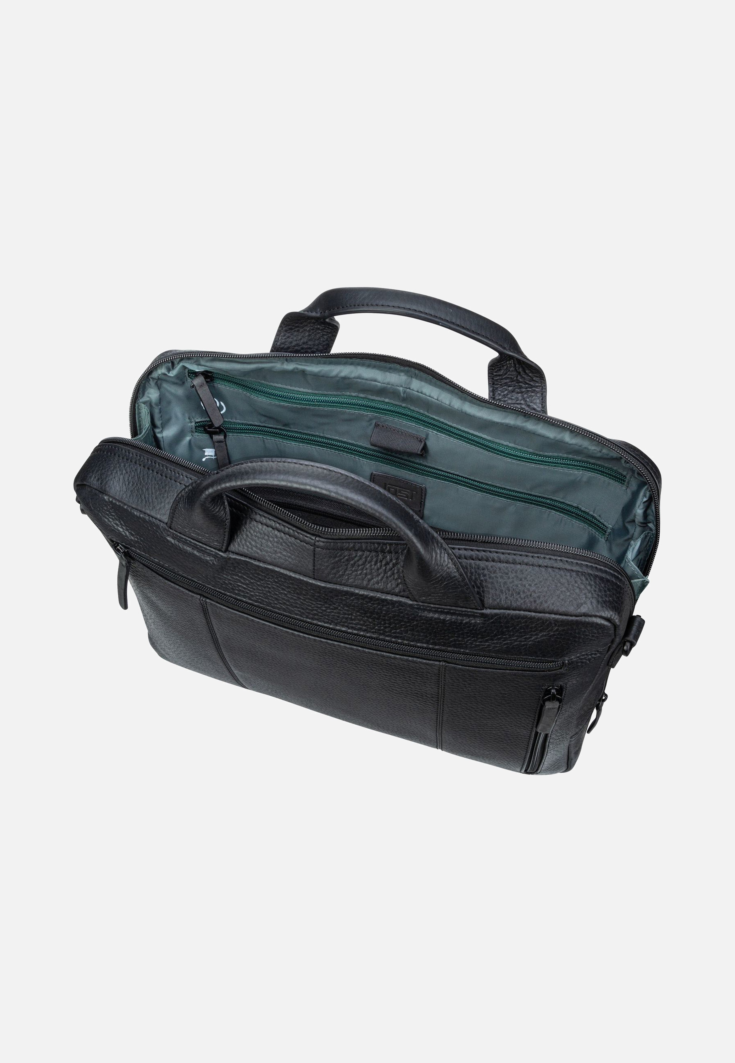 Jost - Stockholm Business Bag S 1 Comp Black - Briefcase | Men-Image