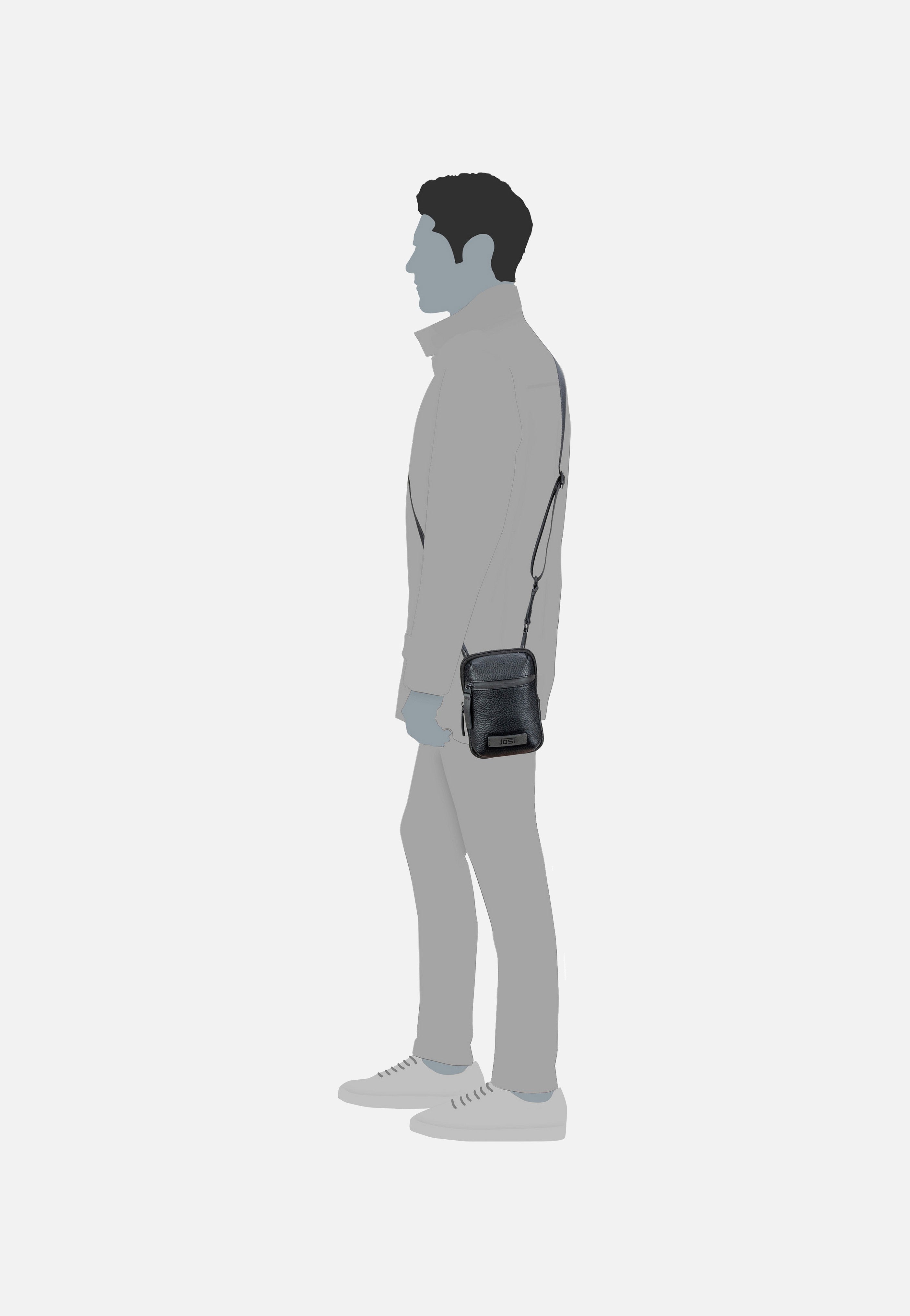 Jost - Stockholm Pouch Black - Shoulder Bag | Men-Image