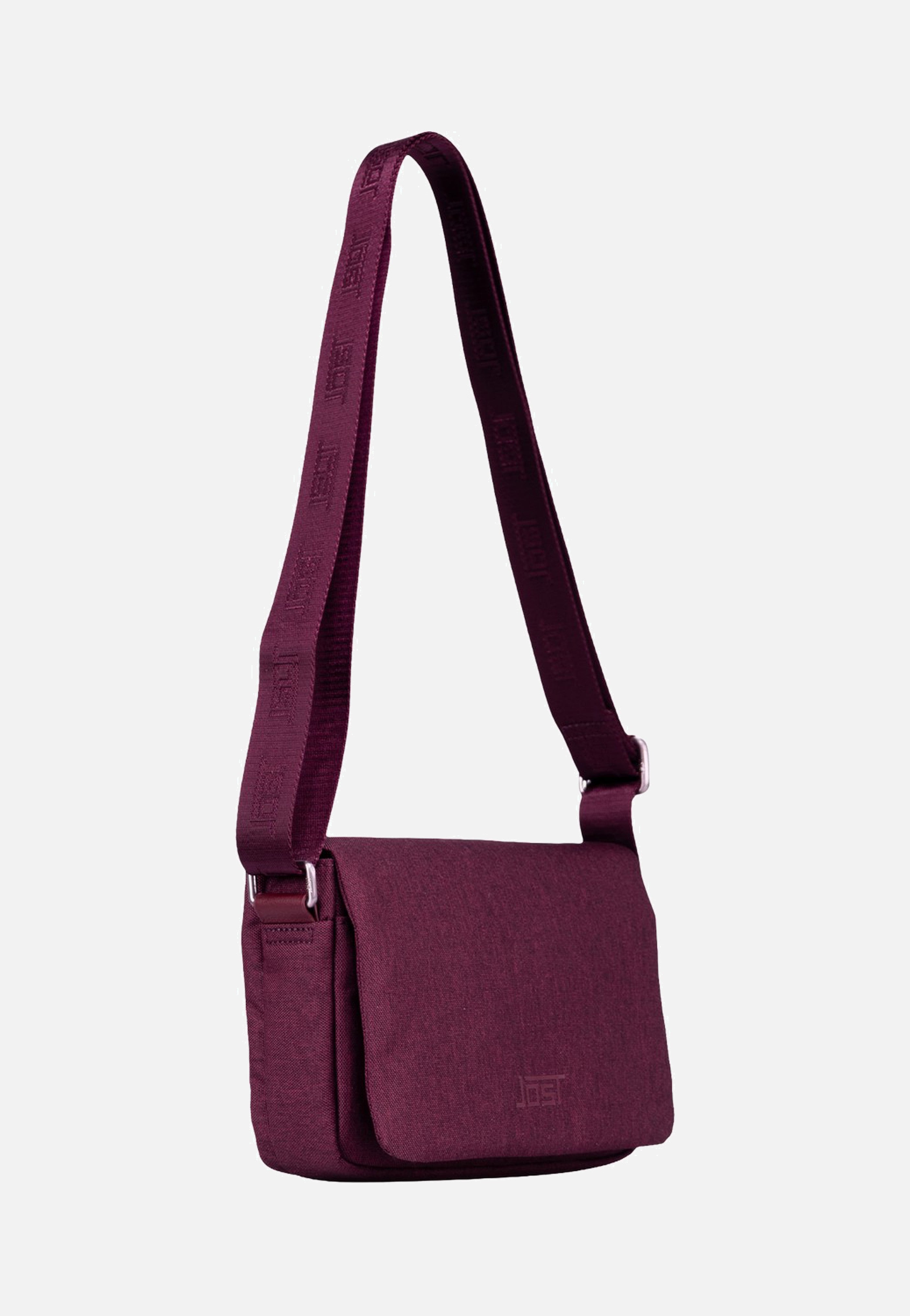 Jost Bergen 1613 Burgundy Bolso bandolera