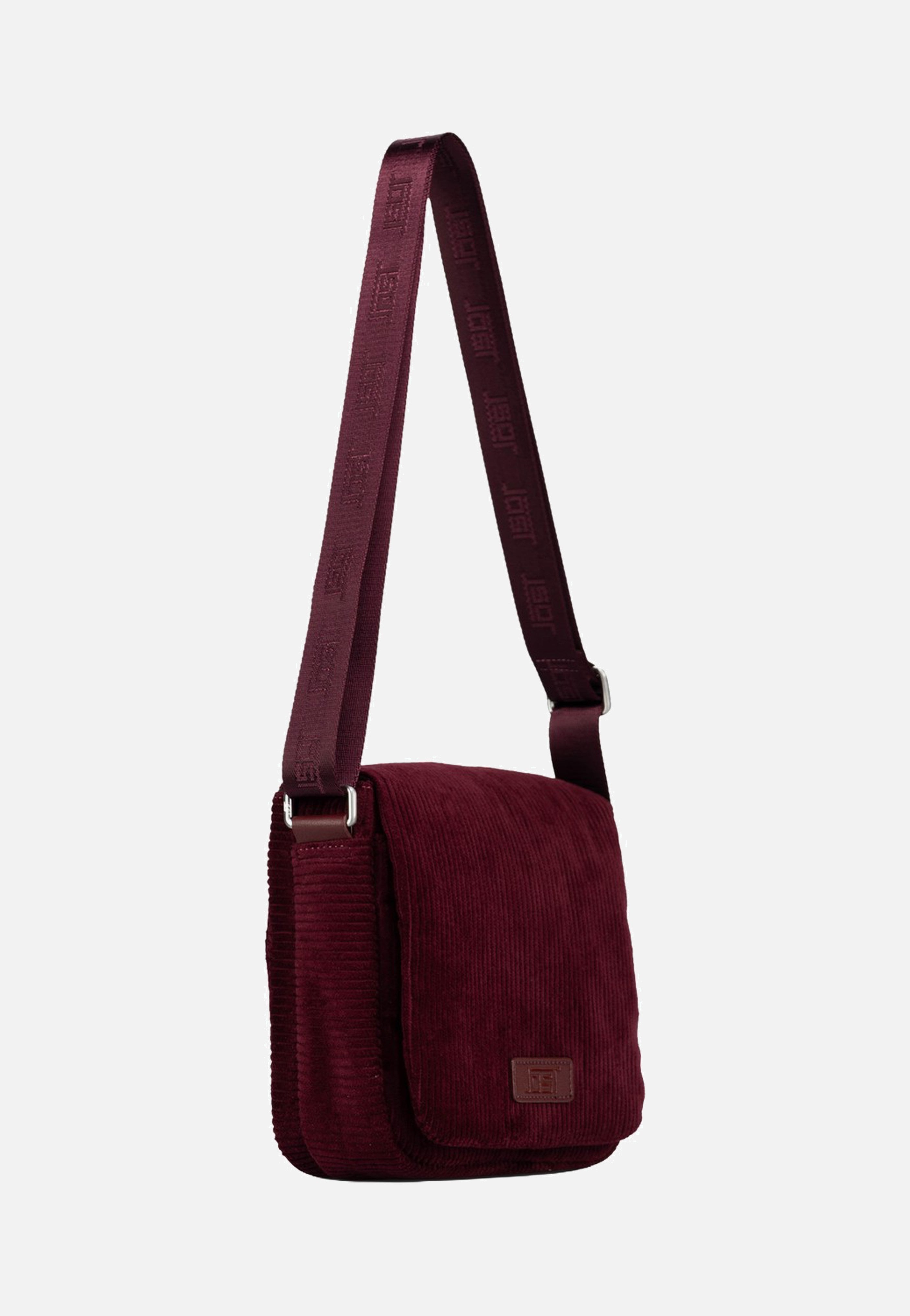 Jost Cord 3163 Burgundy Bolso bandolera