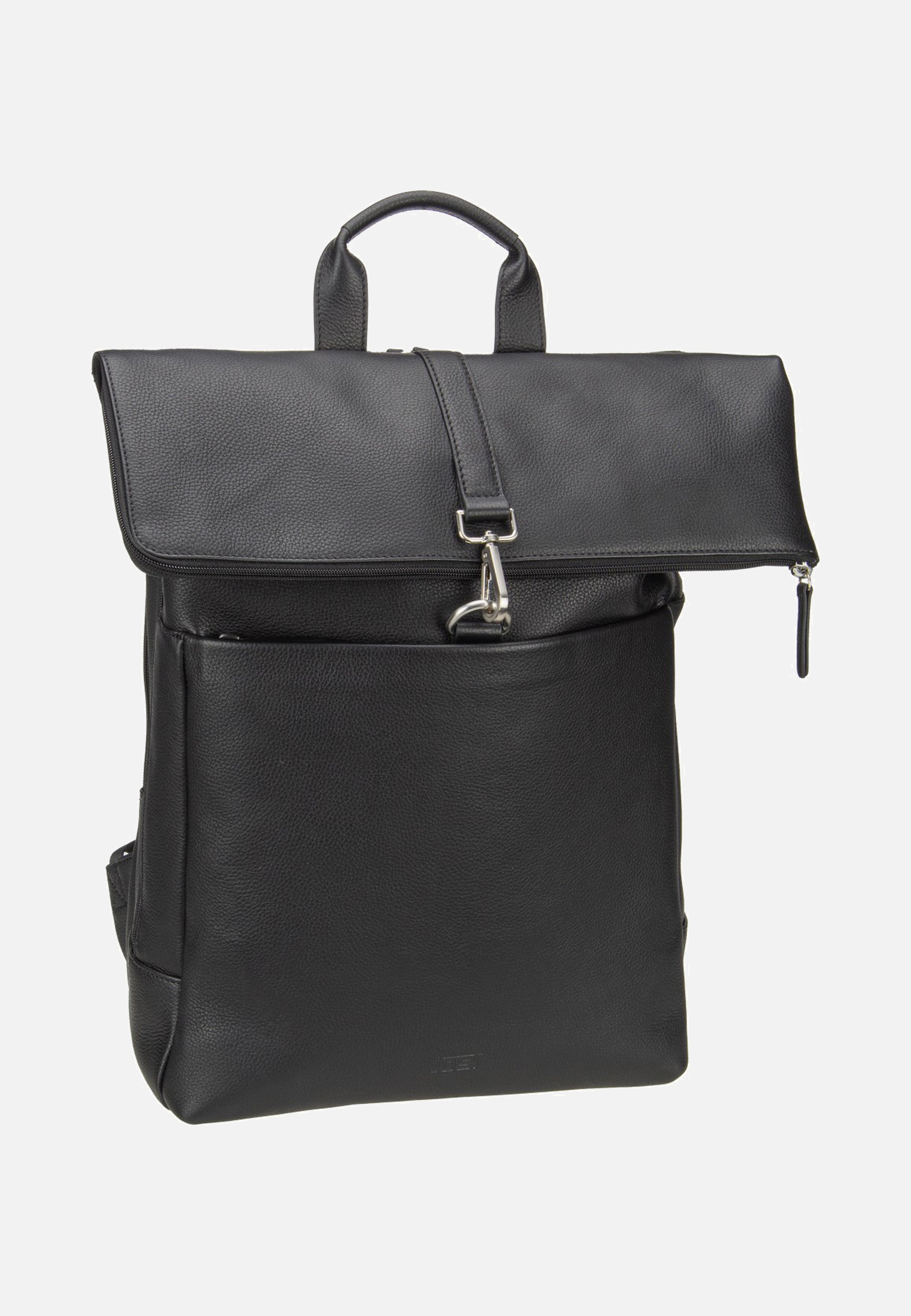 Jost Frankfurt Backpack Courier Black Rolltop Backpack