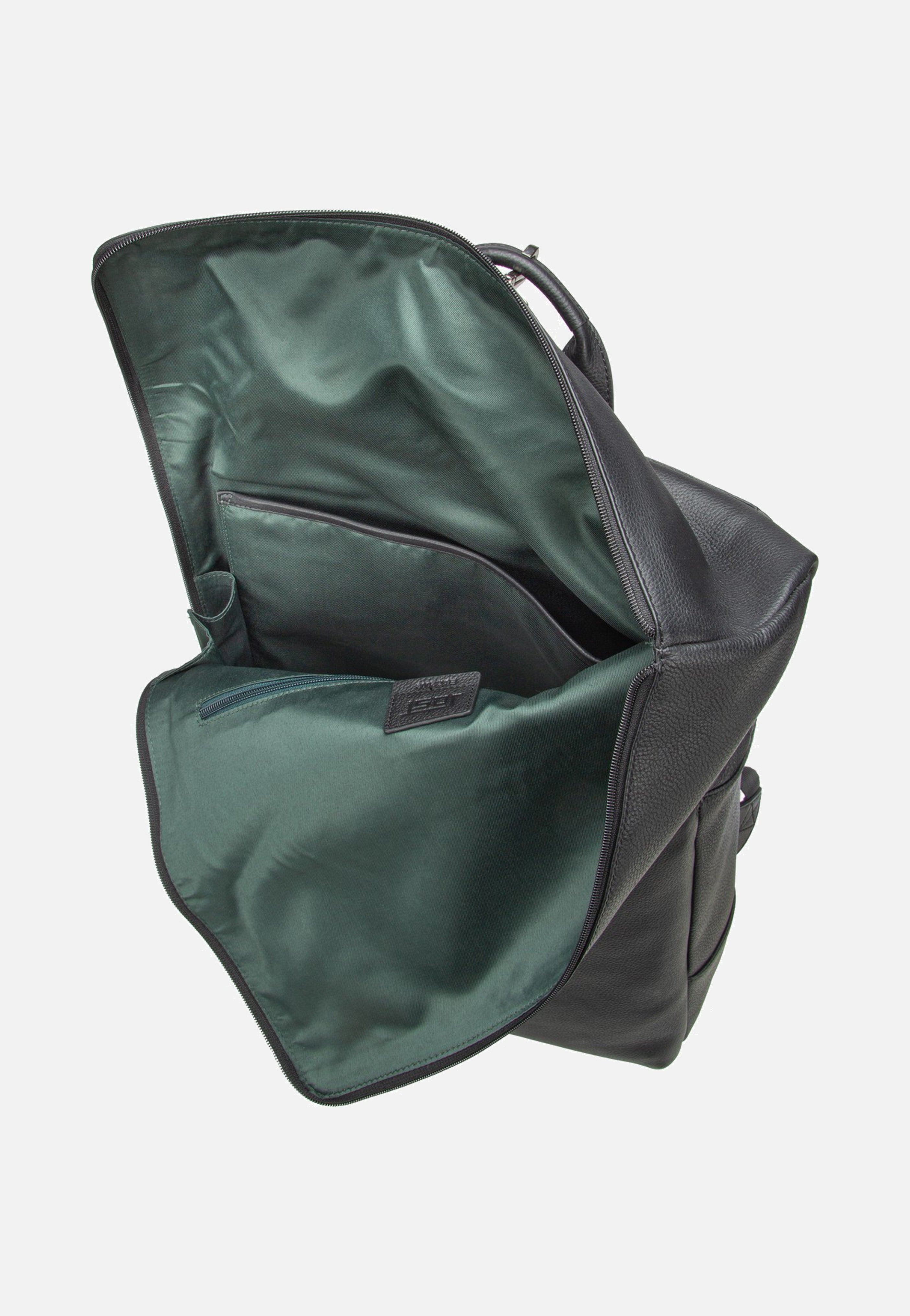 Jost - Frankfurt Backpack Courier Black - Rolltop Backpack | Men-Image