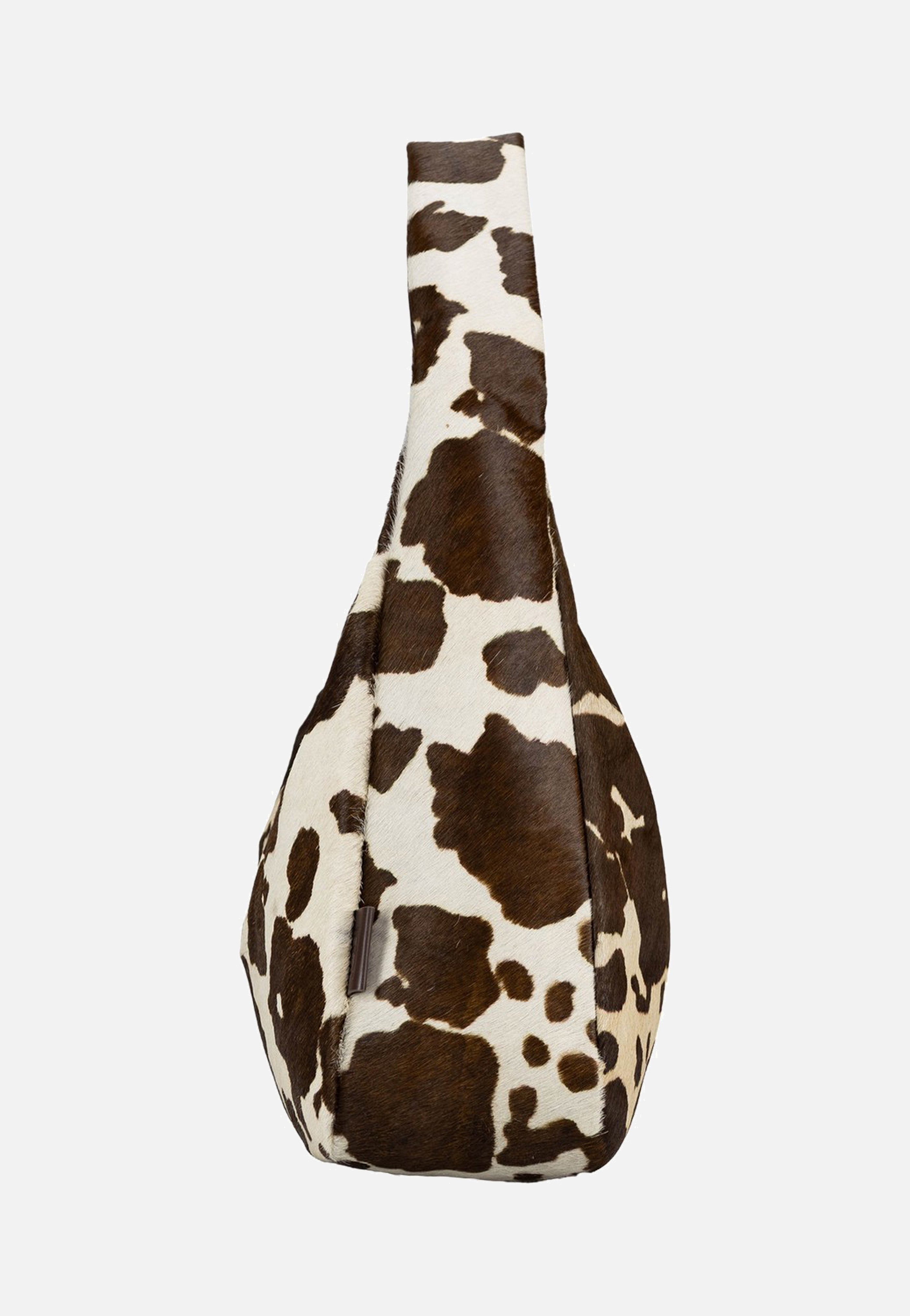 Jost Furry Cow Hobo Bag L 3123 Brown Hobo Bag