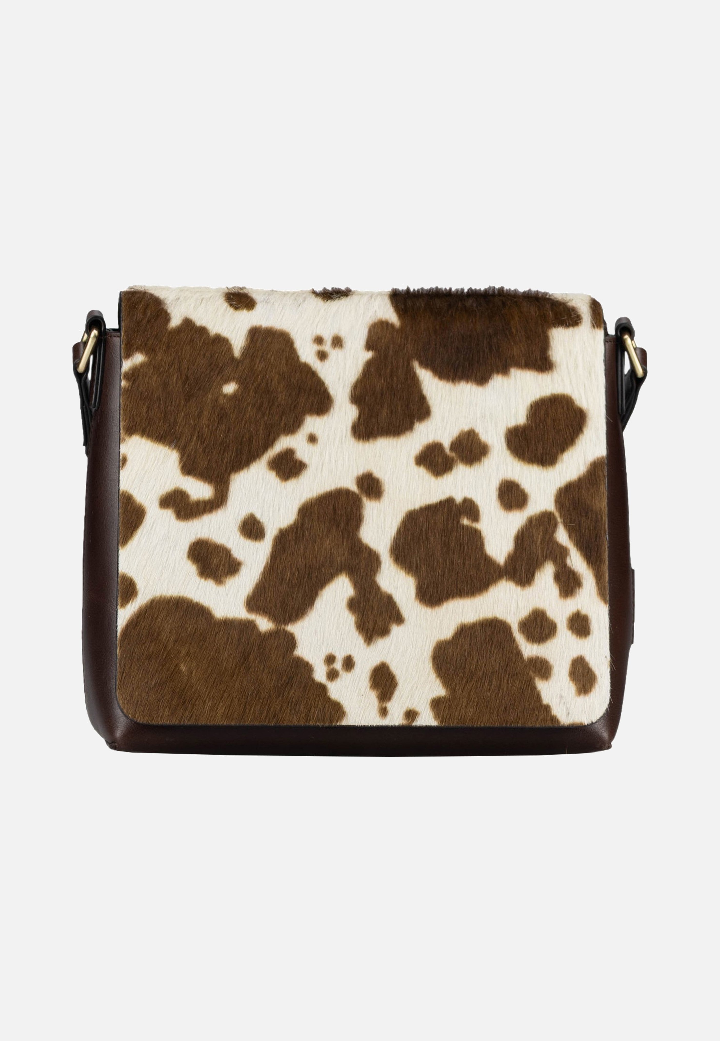 Jost Furry Cow Shoulder Bag M 3125 Brown Crossbody Bag