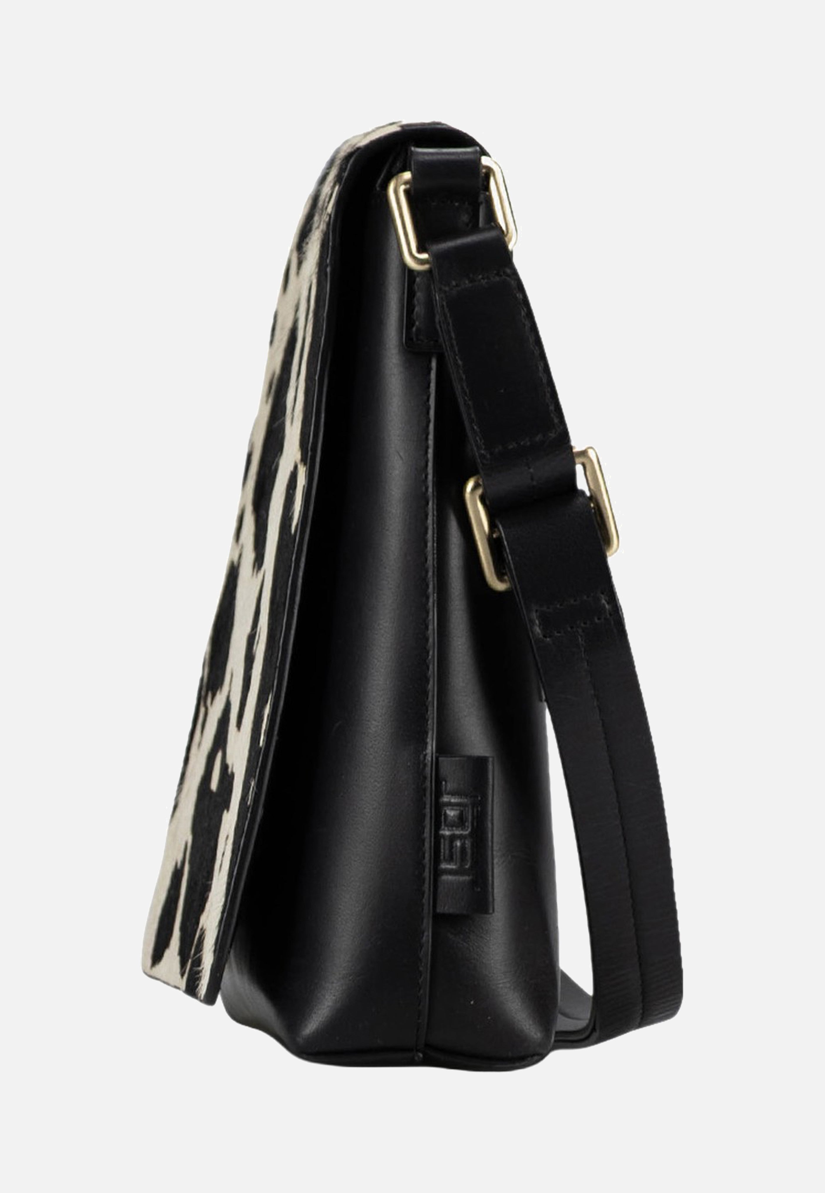 Jost Furry Cow Shoulder Bag S 3124 Black Shoulder Bag