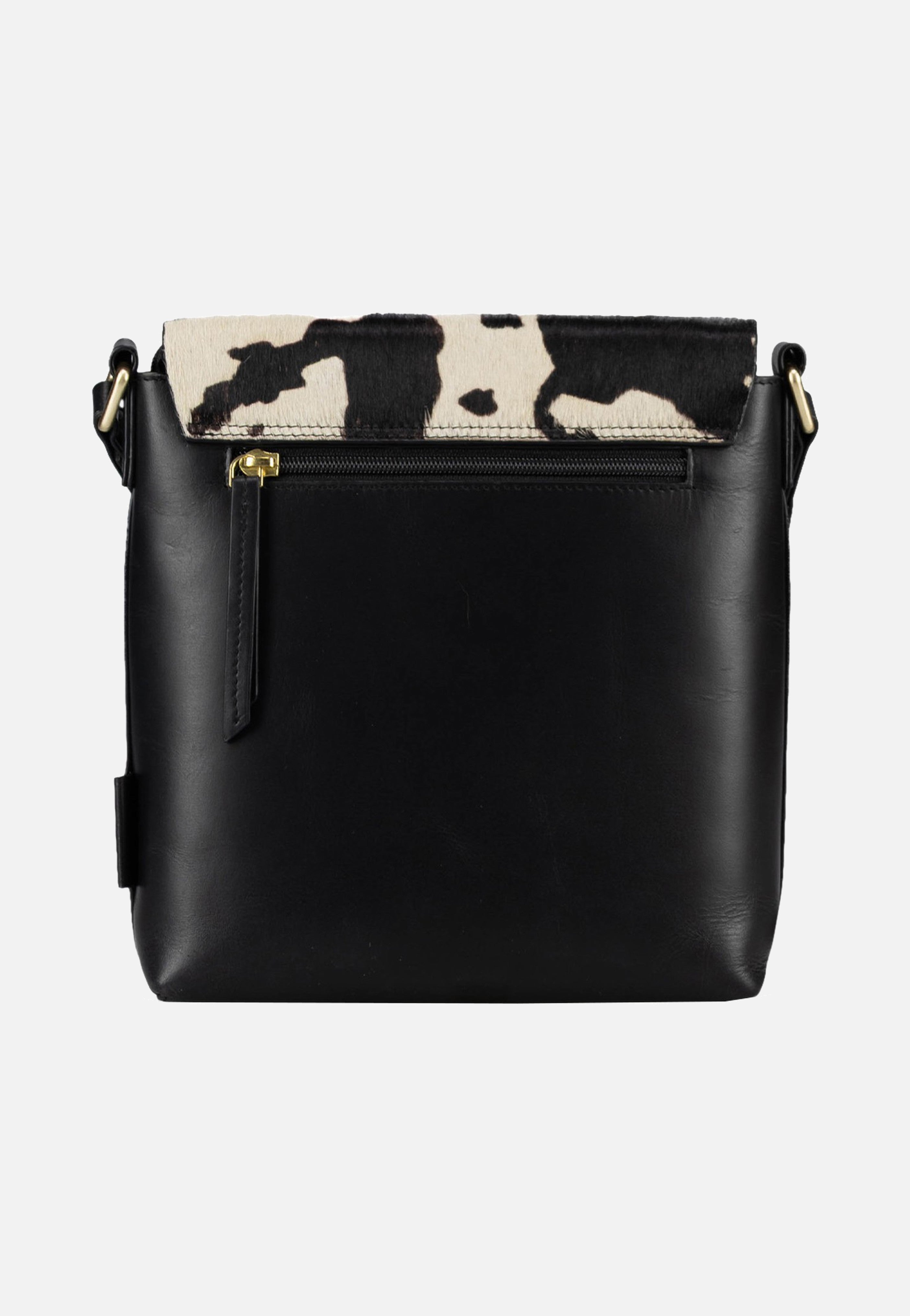 Jost Furry Cow Shoulder Bag S 3124 Black Shoulder Bag