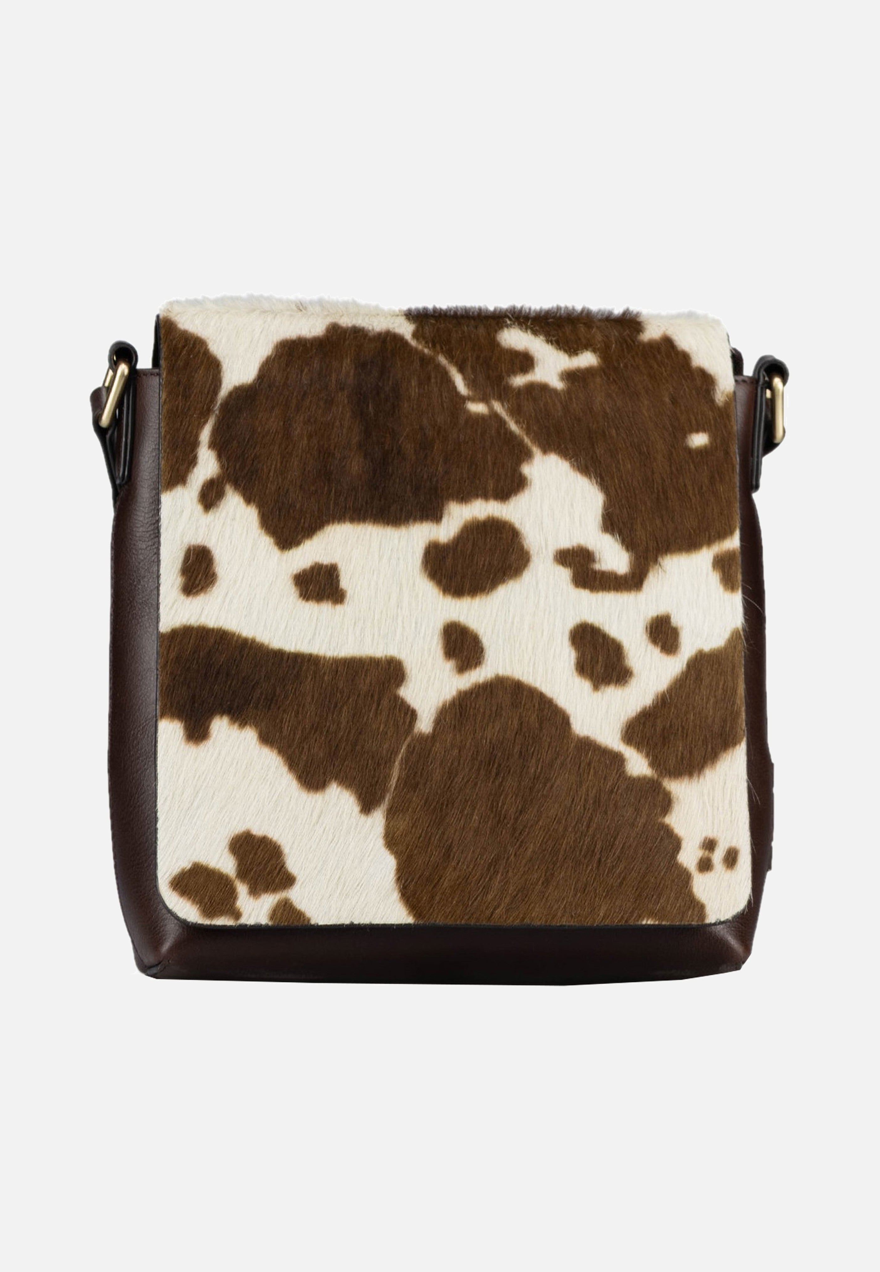 Jost Furry Cow Shoulder Bag S 3124 Brown Shoulder Bag