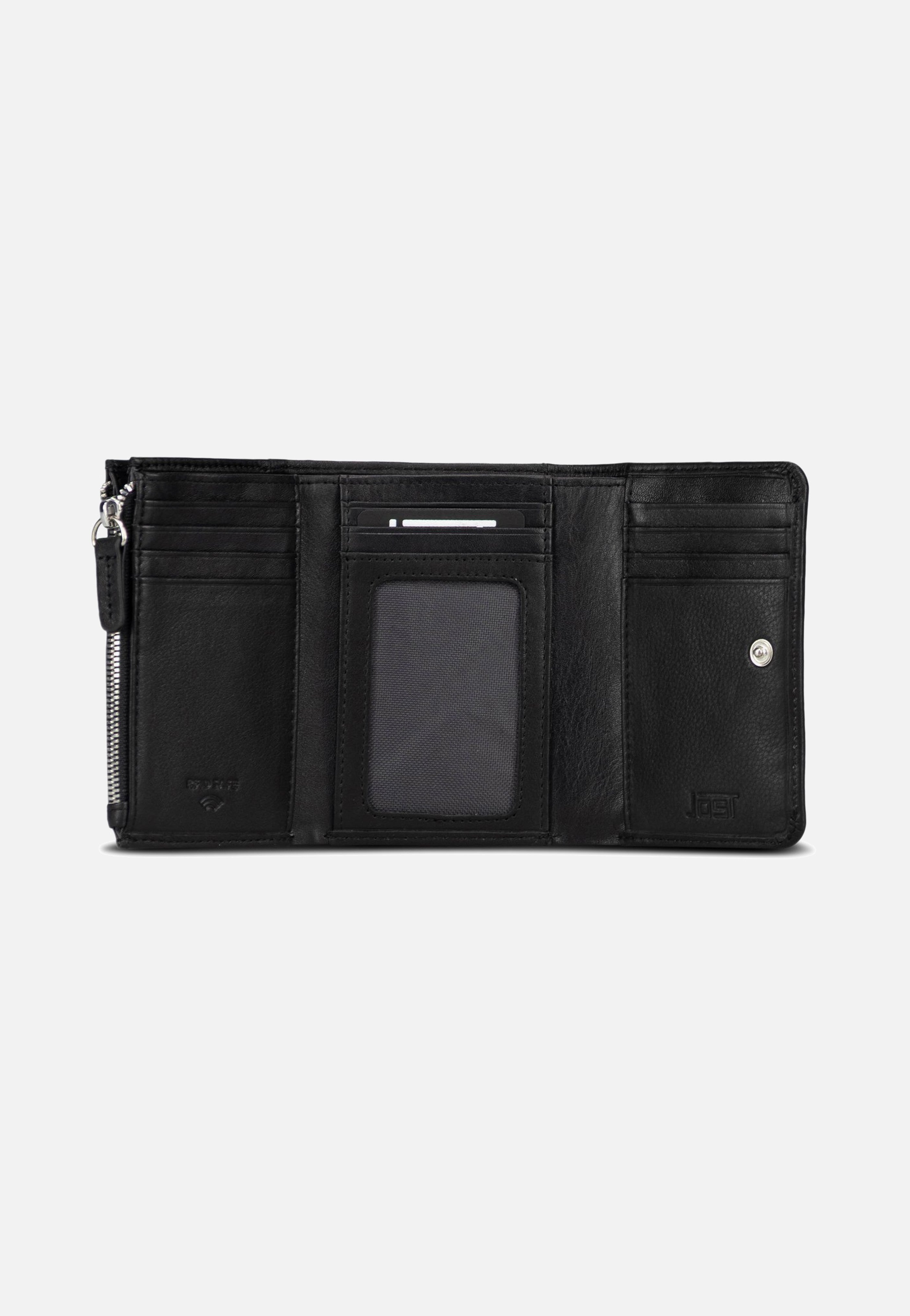 Jost Odense 6336 Small Black Wallet