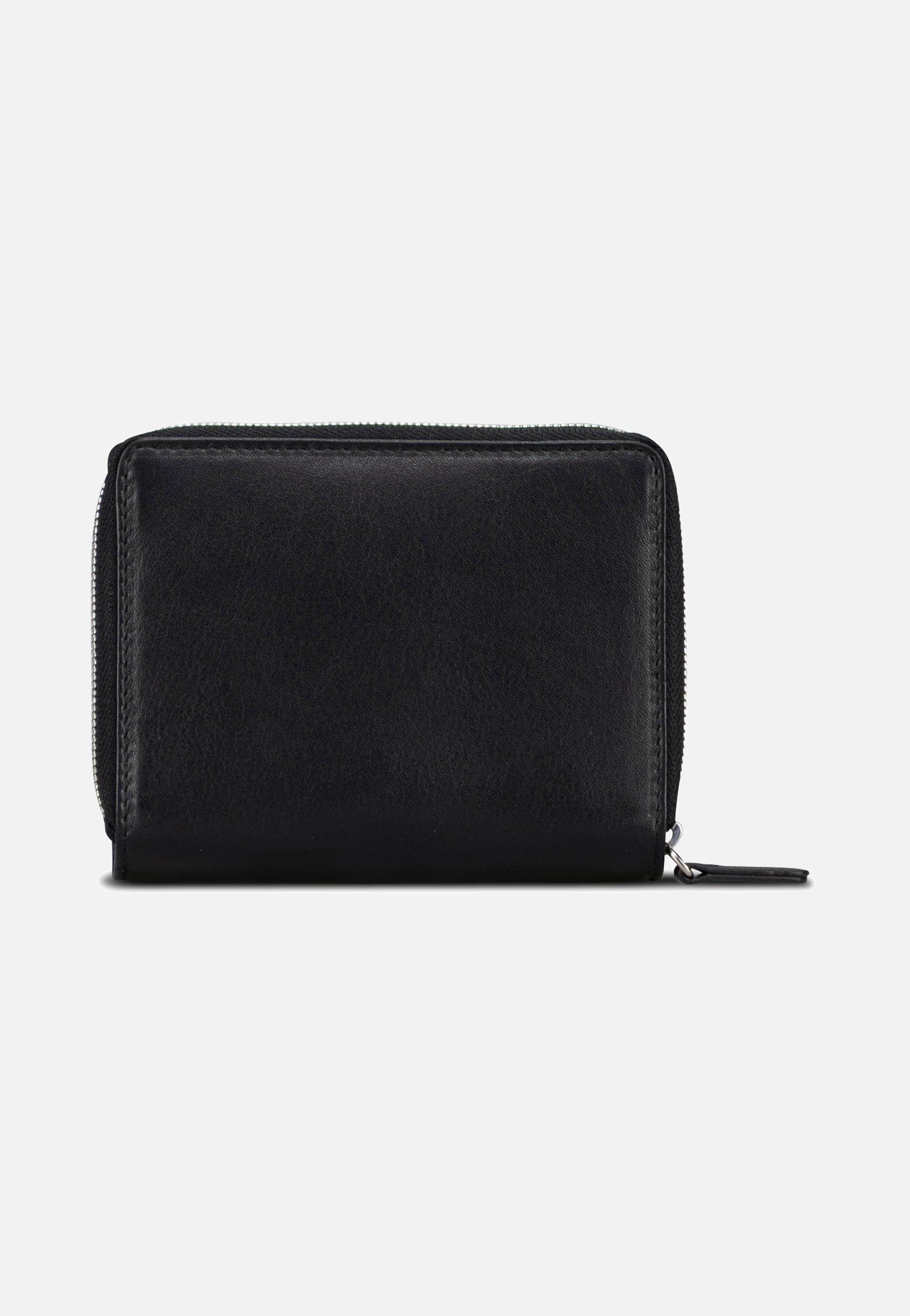 Jost Odense Zip 6332 Medium Black Wallet