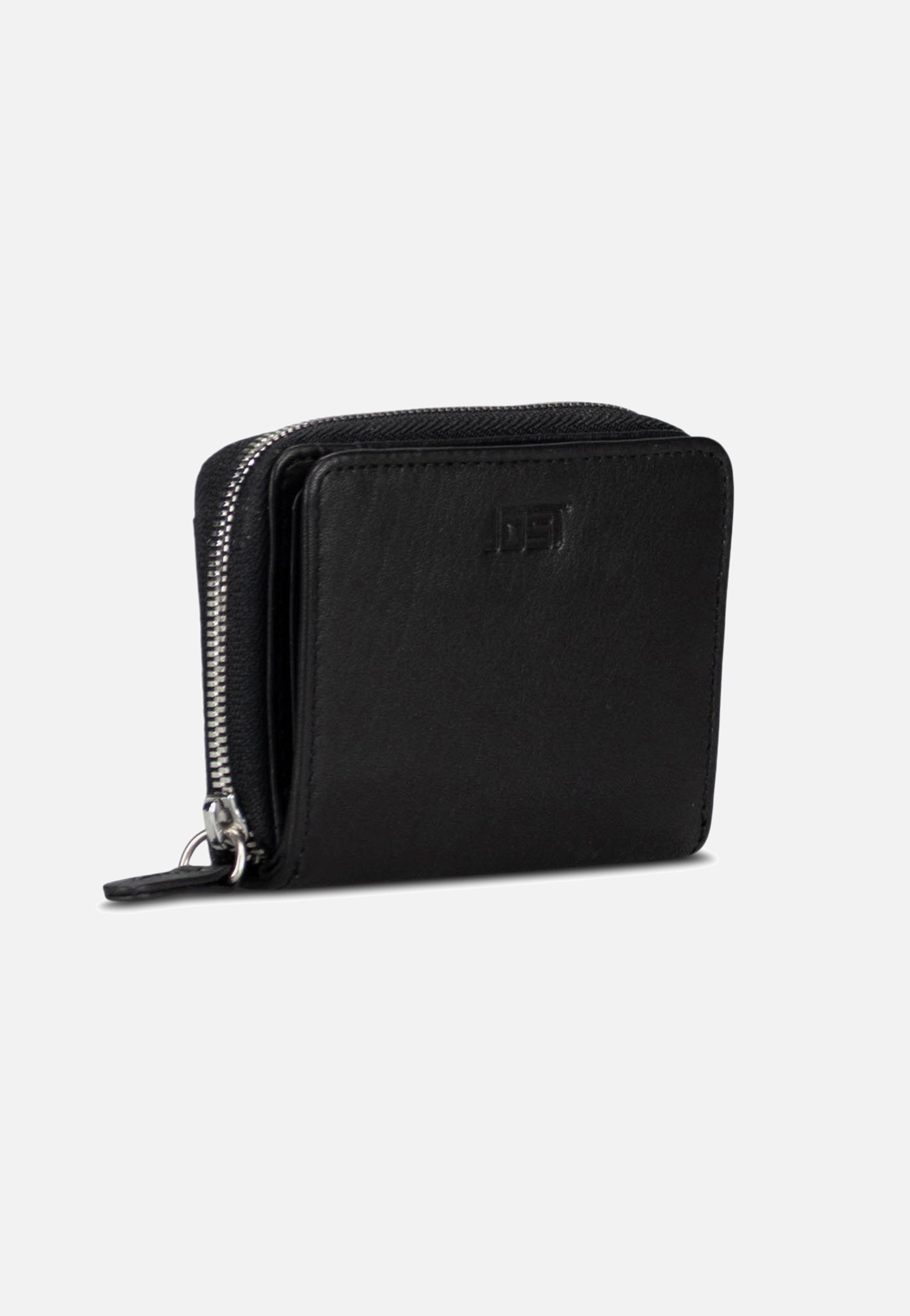Jost Odense Zip 6335 Mini Black Wallet