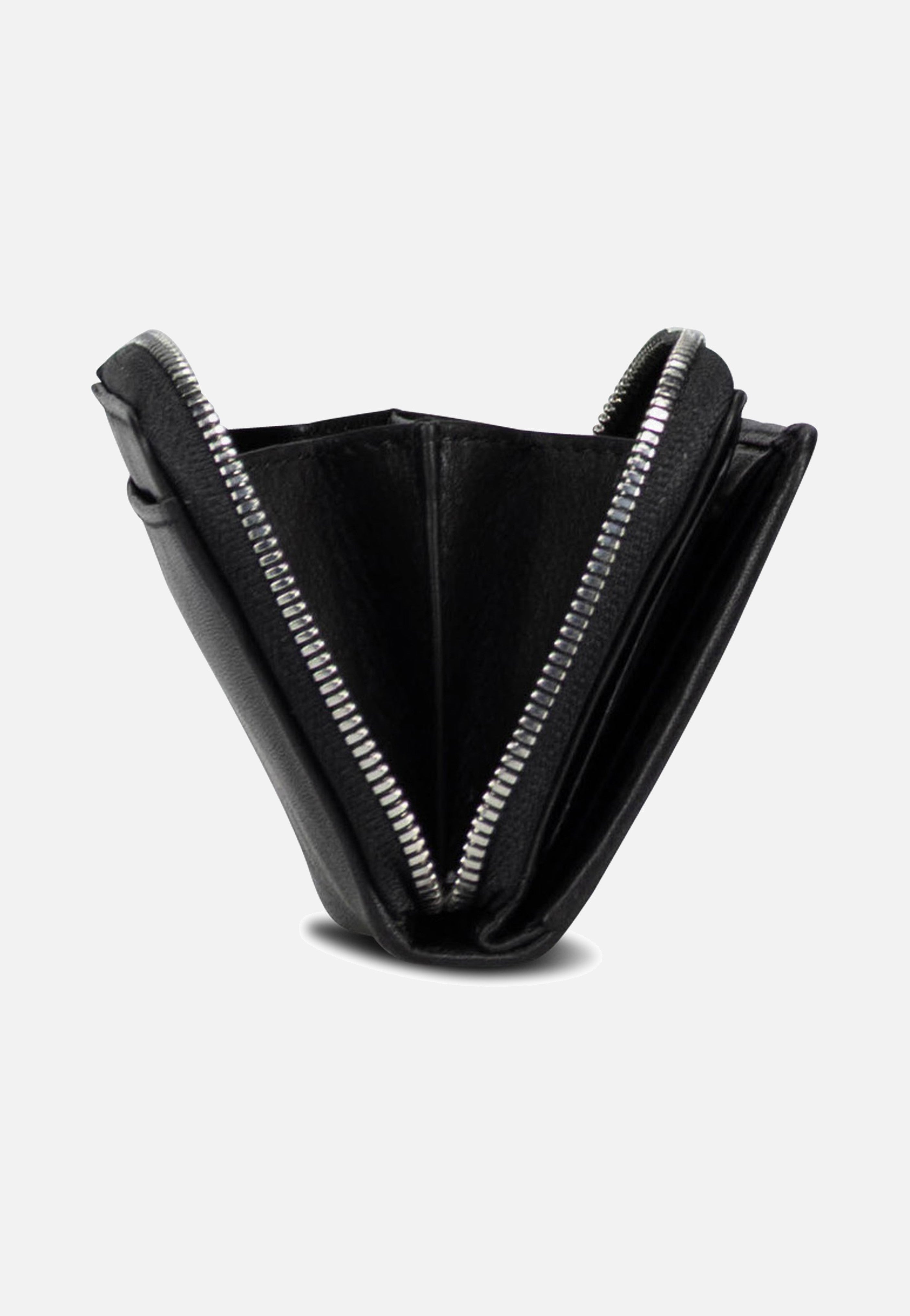 Jost Odense Zip 6335 Mini Black Wallet