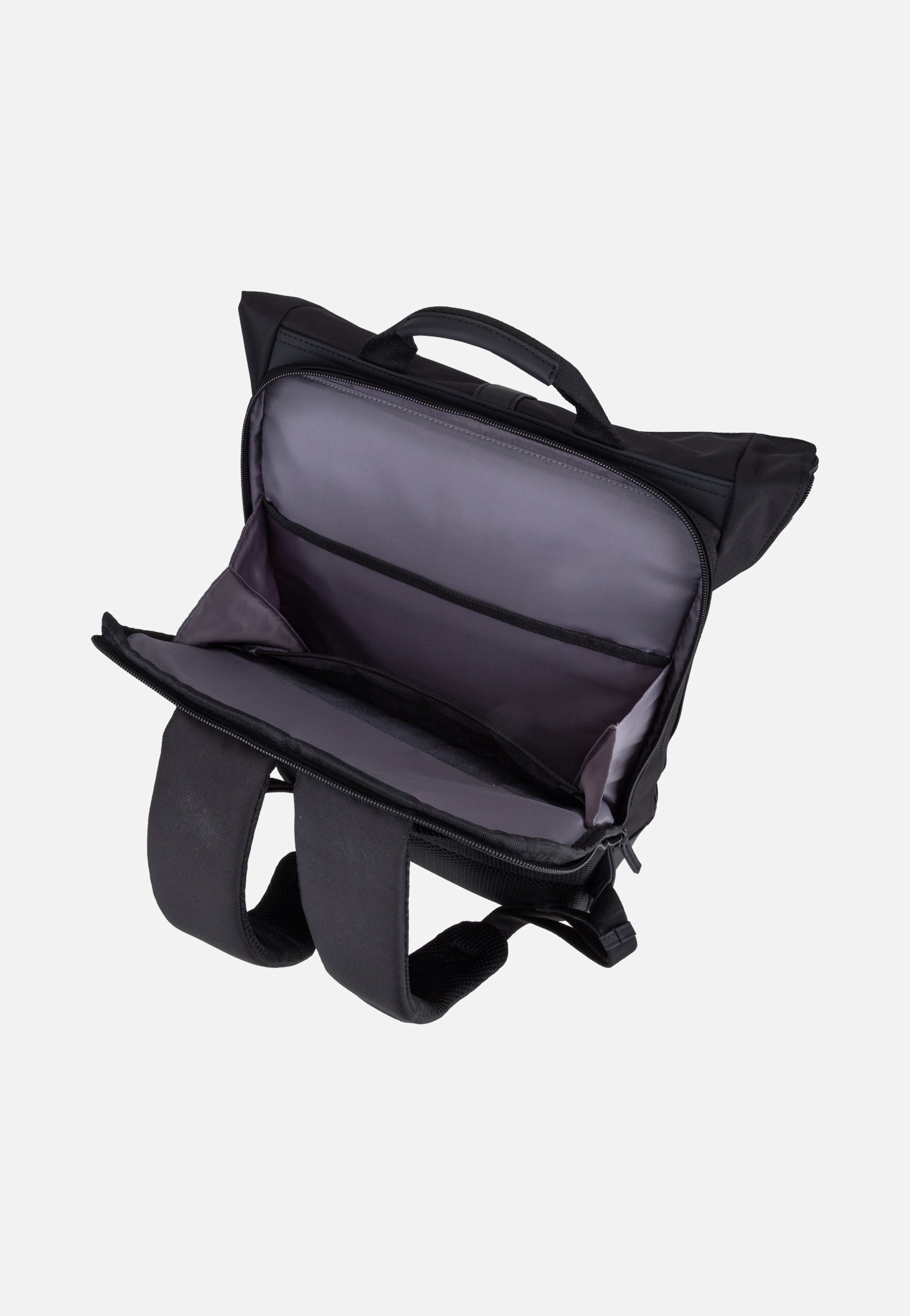Jost Tallinn 3575 Black Rolltop Backpack