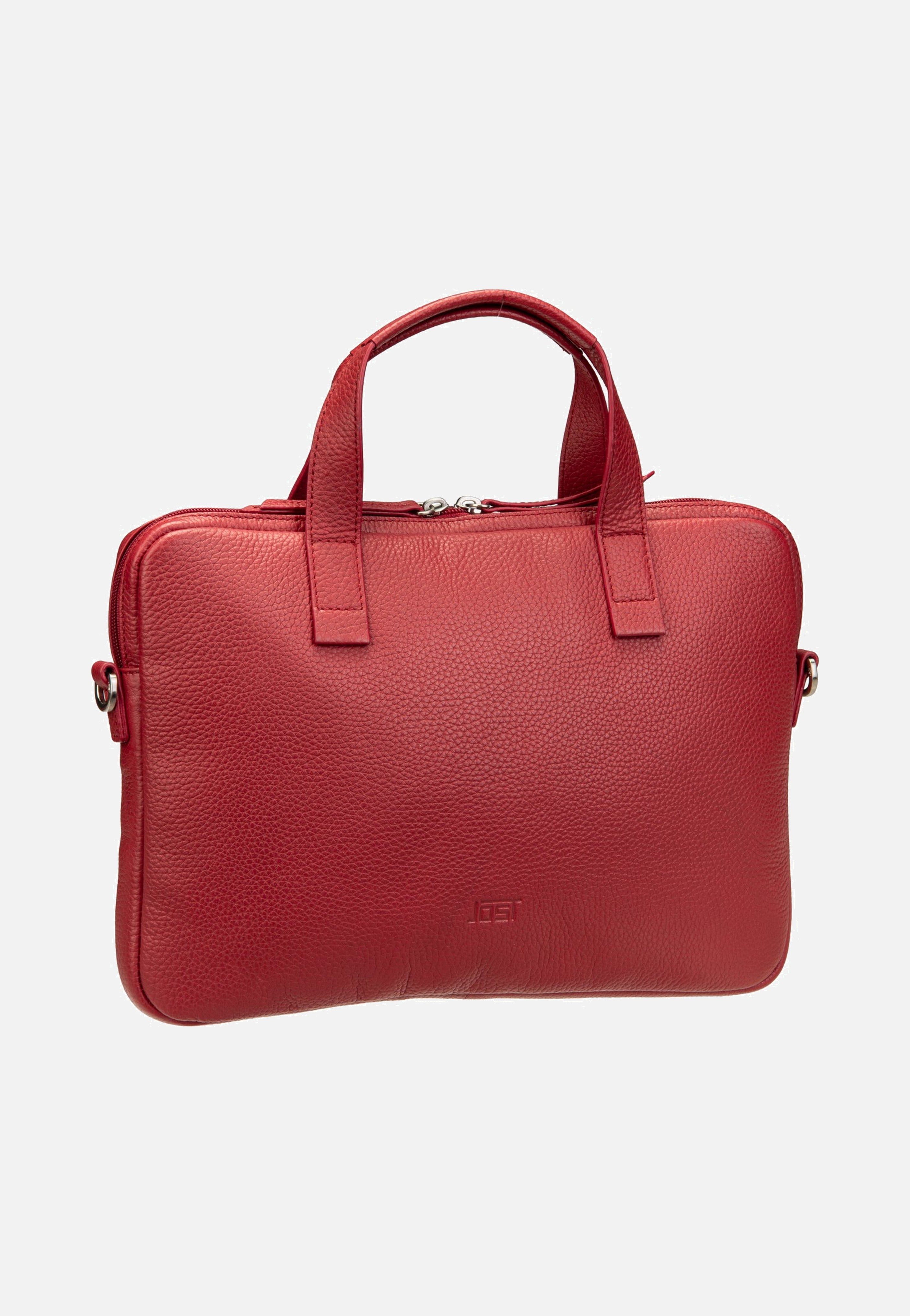 Jost Vika 5595 14" Red Briefcase