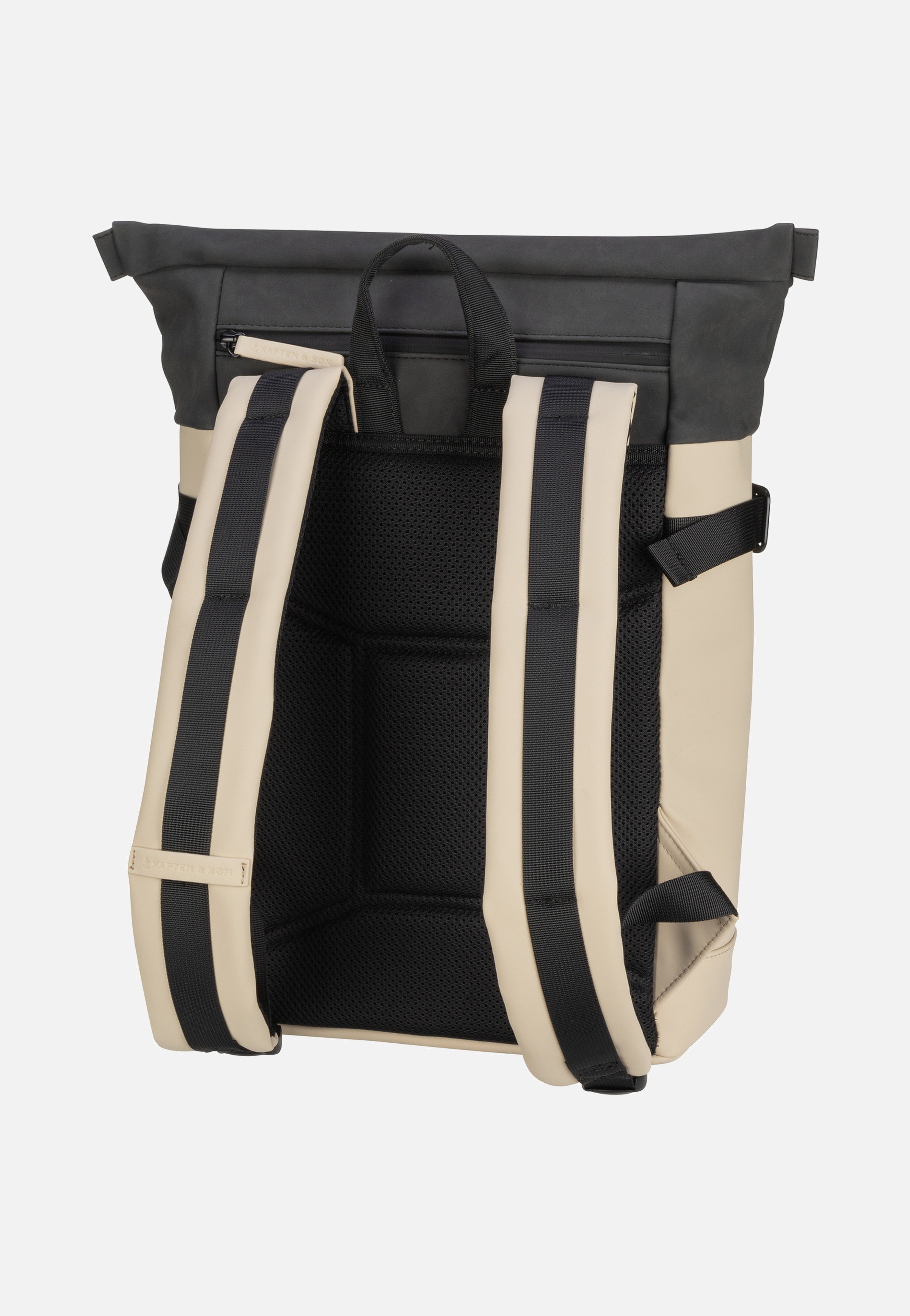Kapten & Son Aarhus Cream Black Backpack