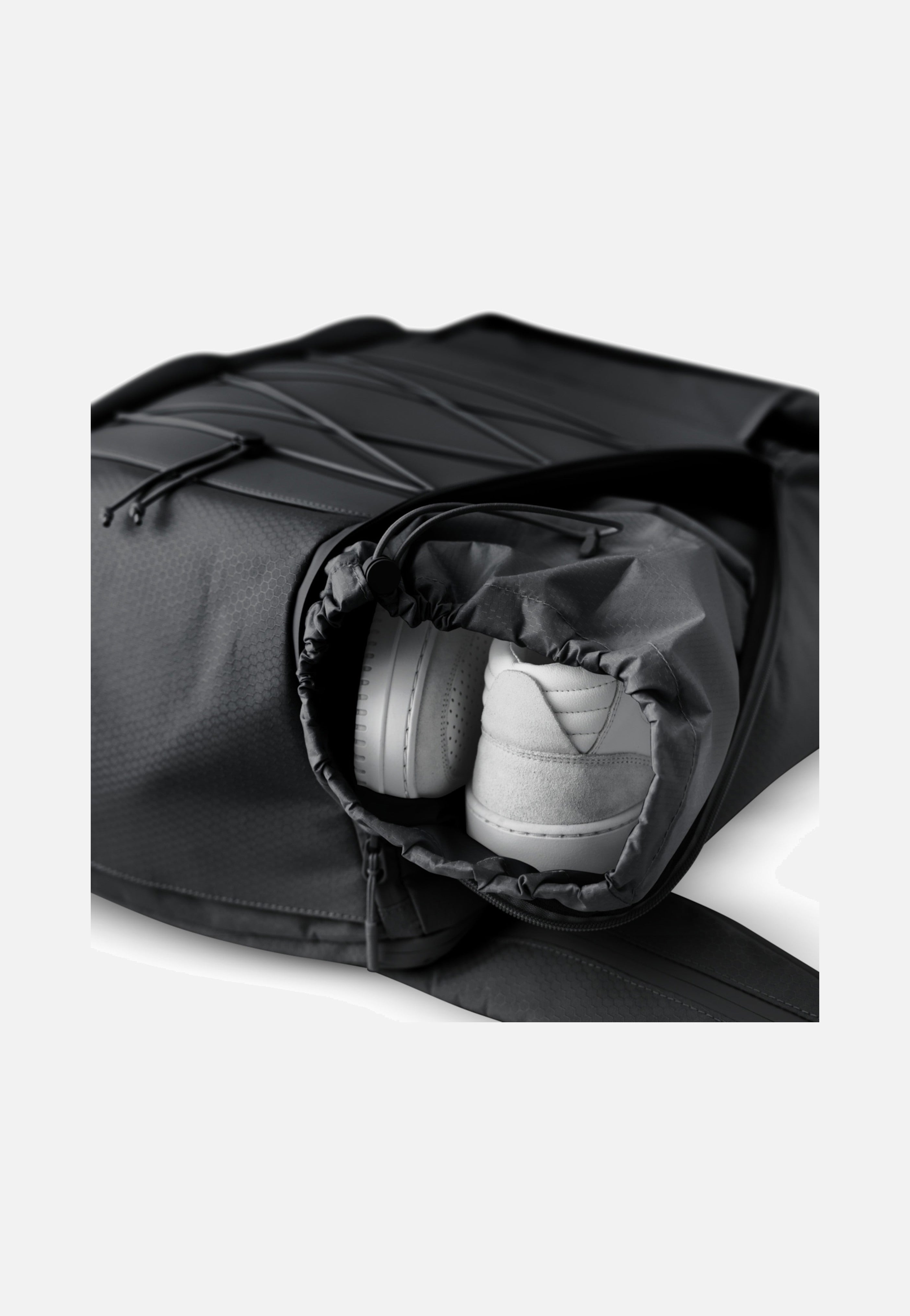 Kapten & Son Banff All Black Rolltop Backpack