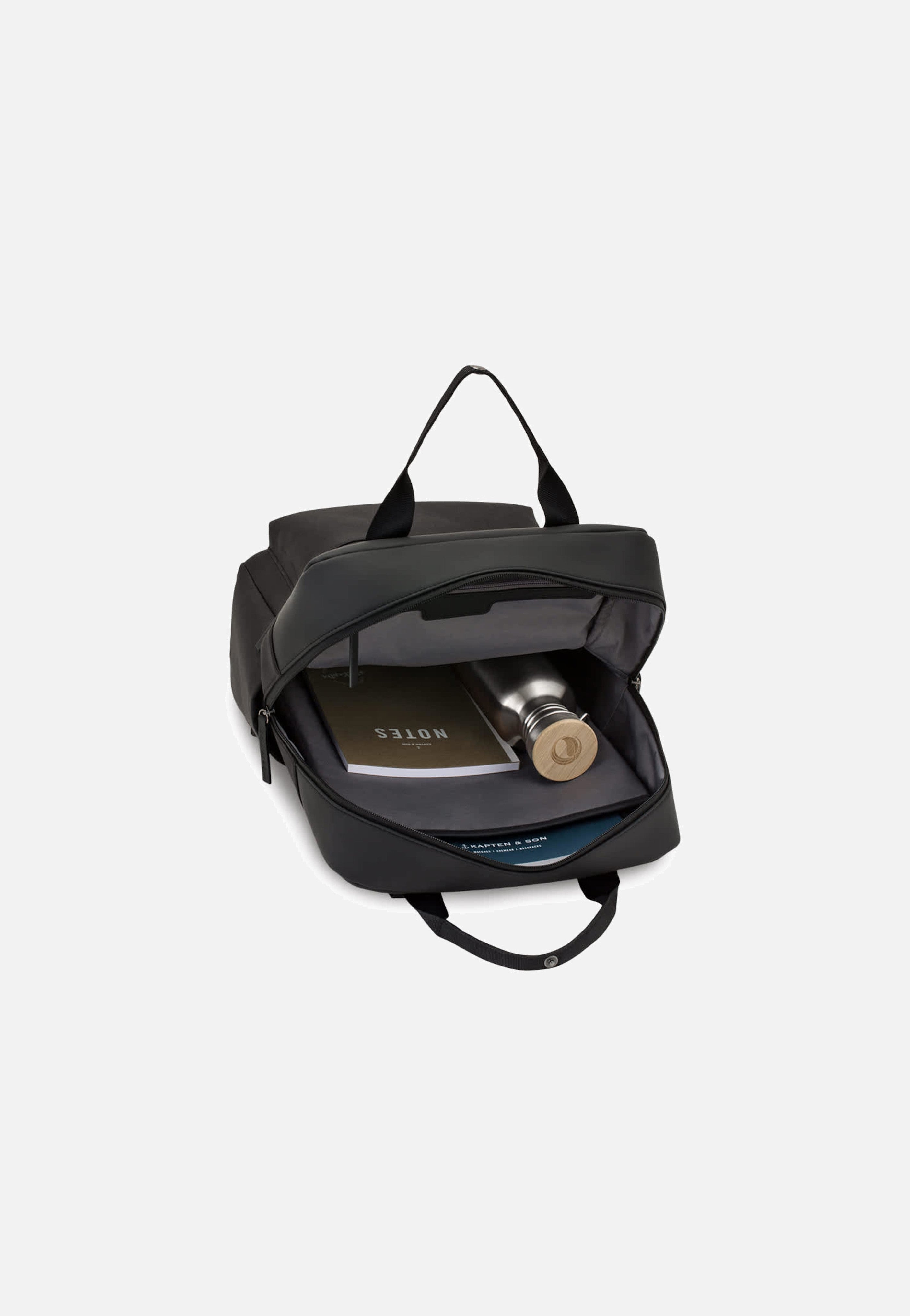 Kapten & Son - Bergen All Black - Backpack | Neutral-Image