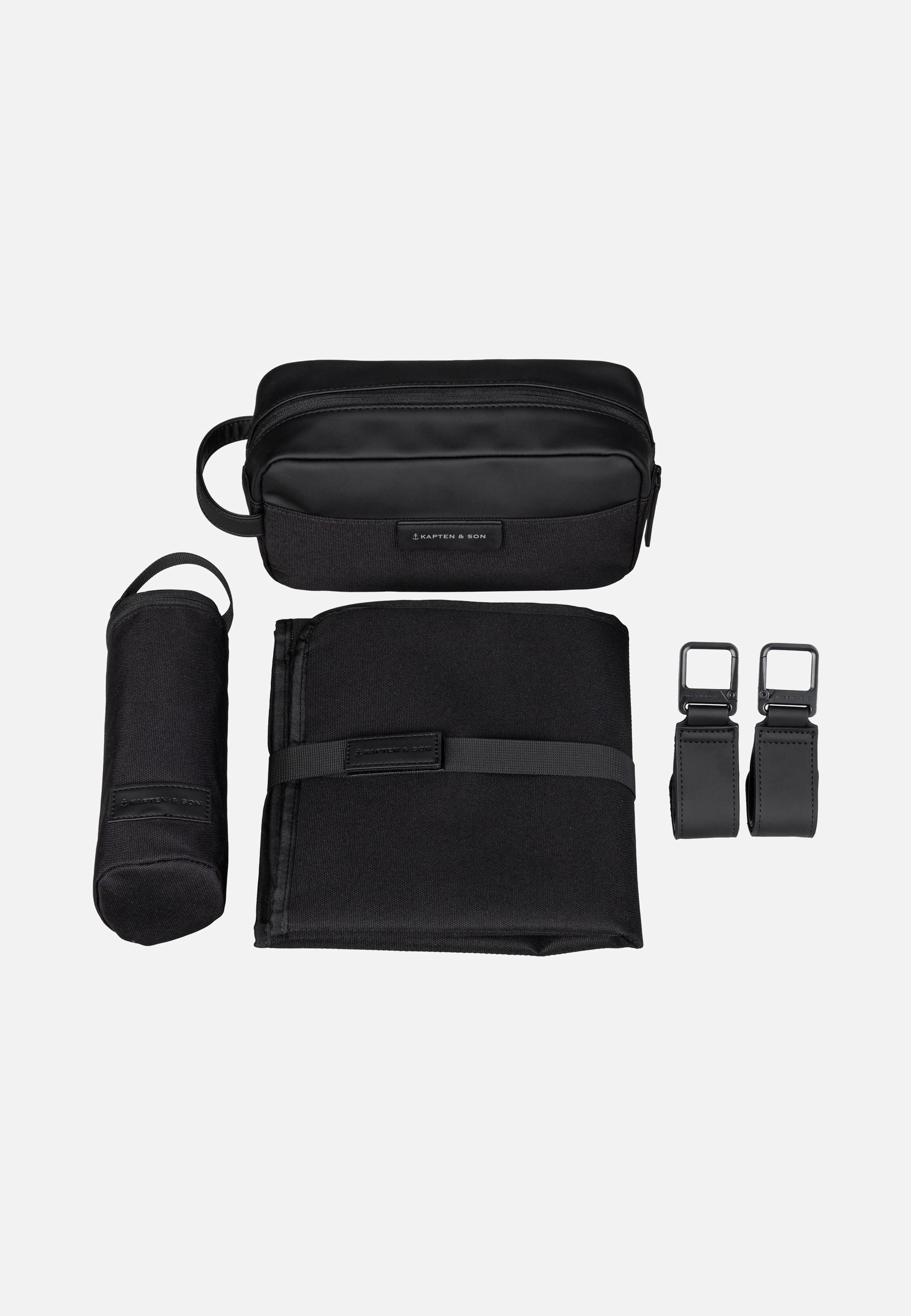 Kapten & Son Bergen Pro Diaper BP All Black Backpack