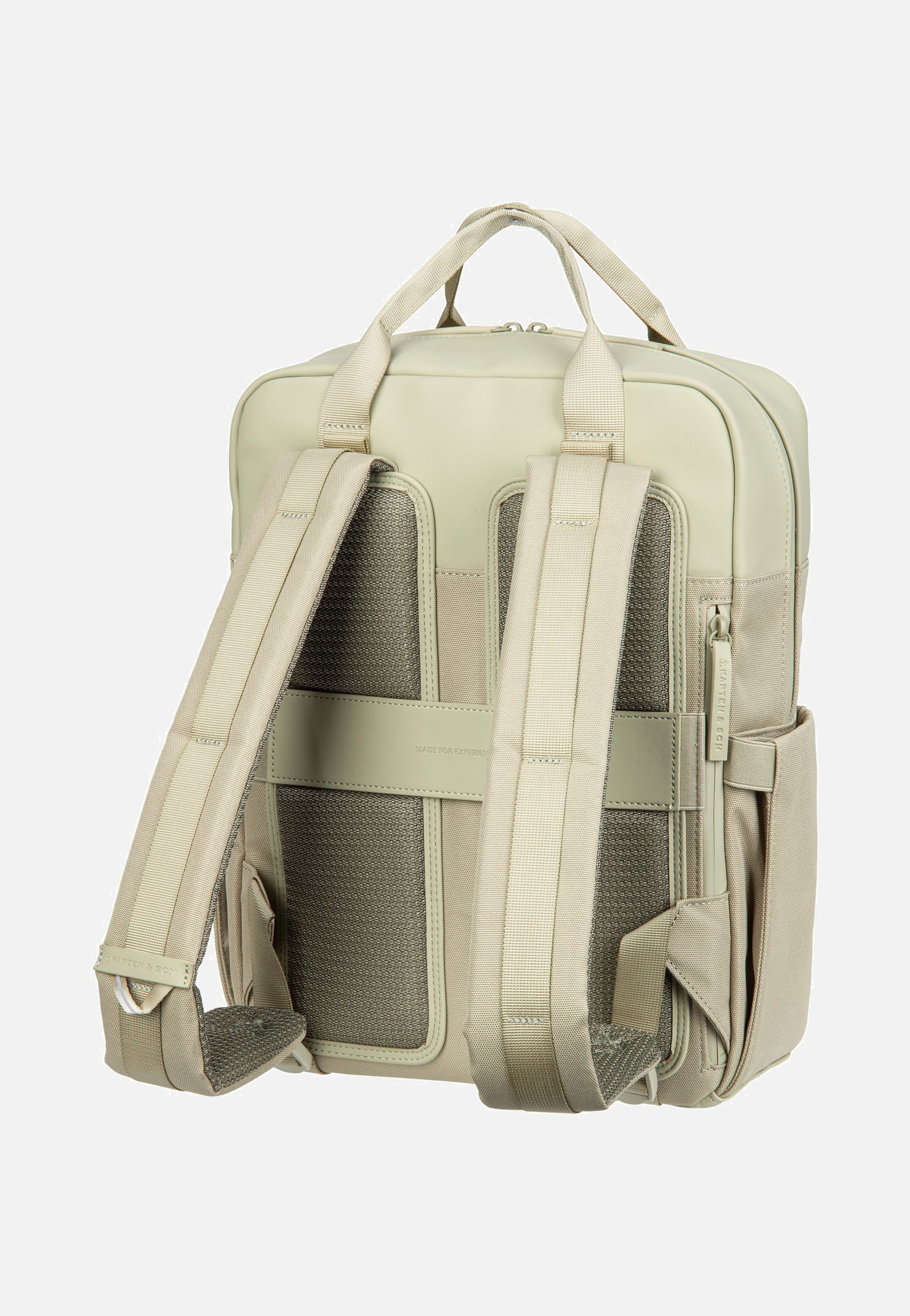 Kapten & Son - Bergen Pro Dusty Pistachio - Backpack | Neutral-Image