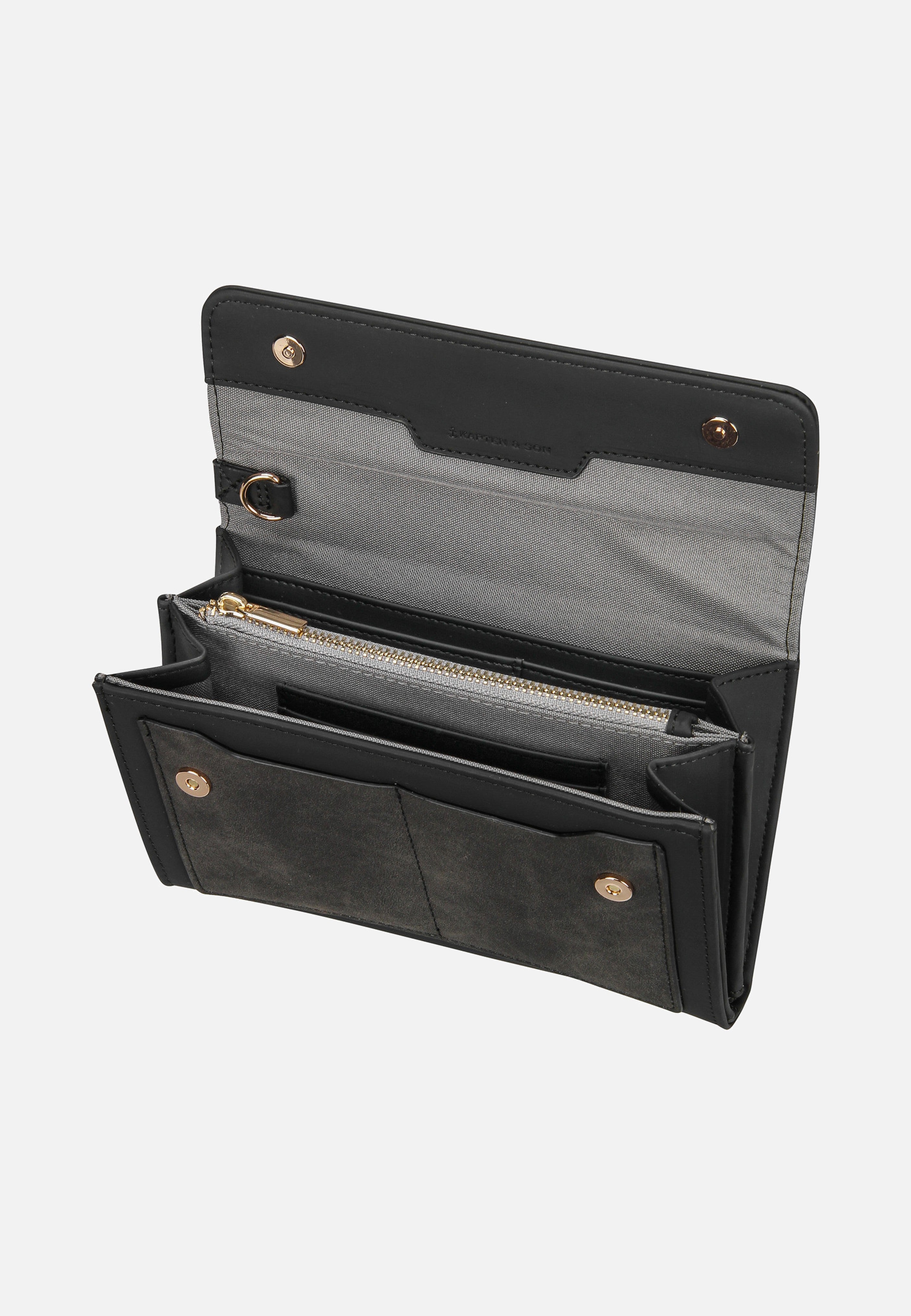 Kapten & Son - Clutch Versailles All Black - Clutch | Women-Image